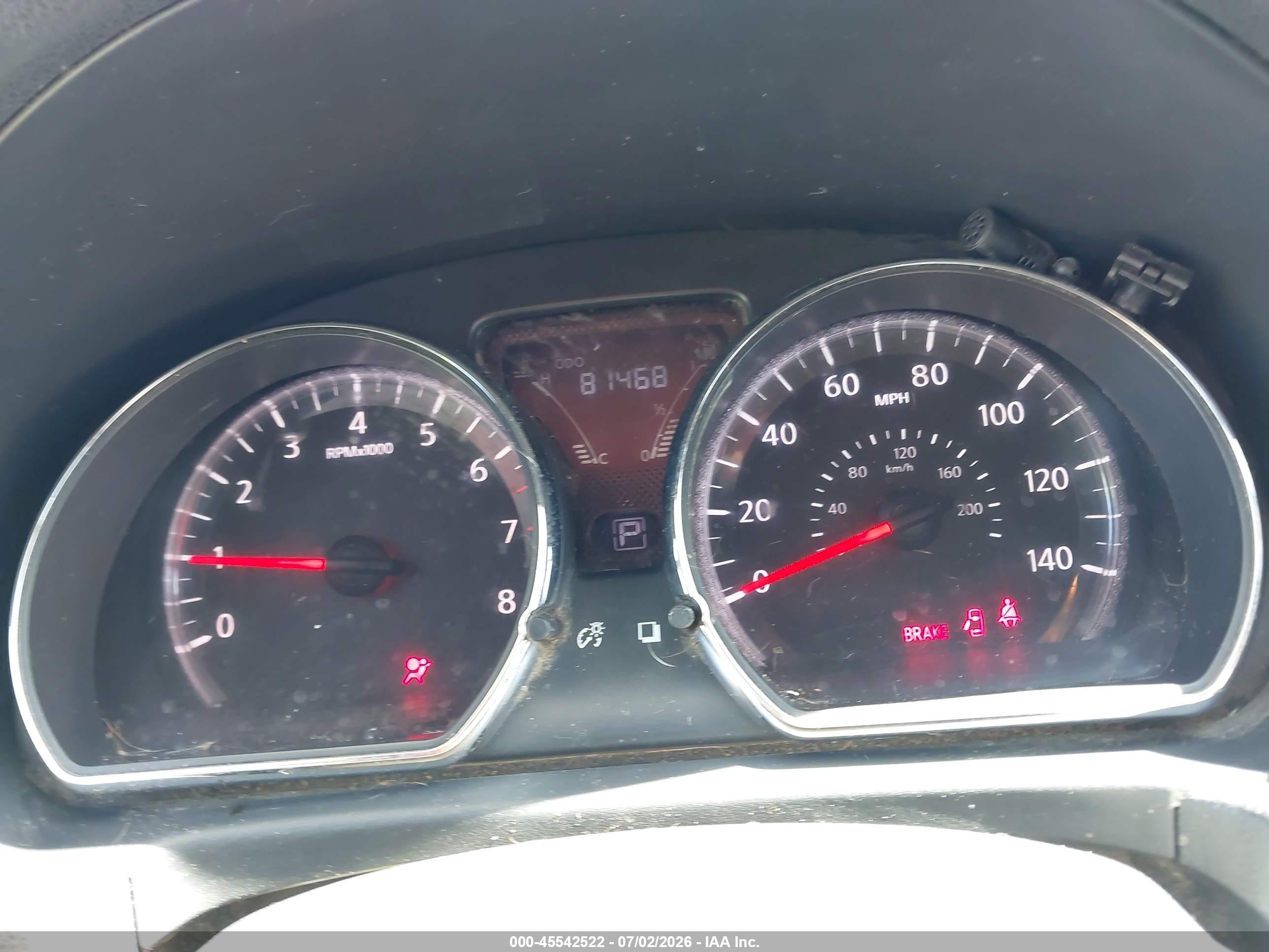 2015 Nissan Versa VIN 3N1CN7AP8FL814561 IAAI salvage auction — Mechanical, Clear-Dealer Only (Arizona), sold $400 on 2026-07-09 (photo 7)