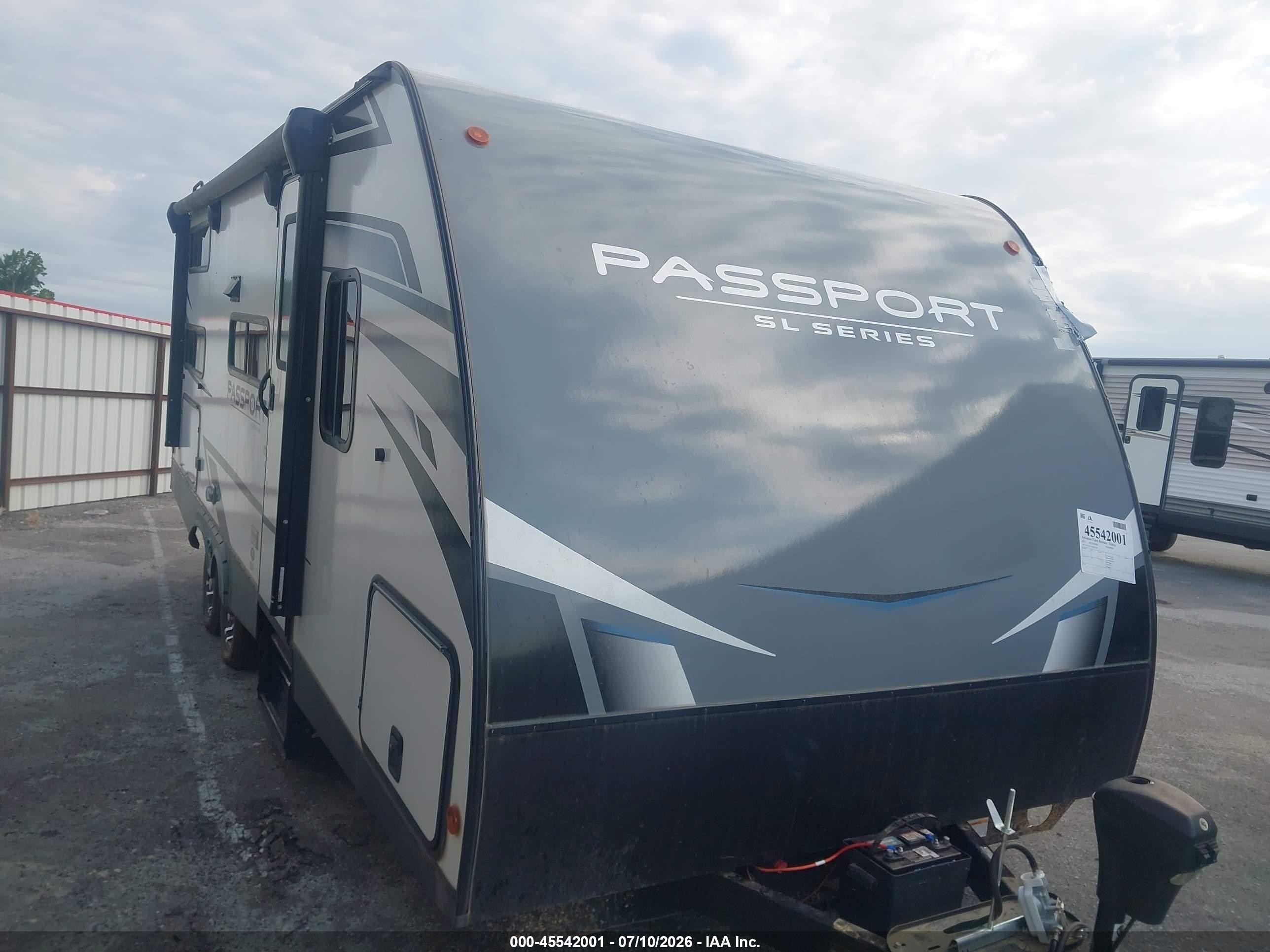 2021 Keystone Passport VIN 4YDT22127MK413236 — IAAI salvage auction photo