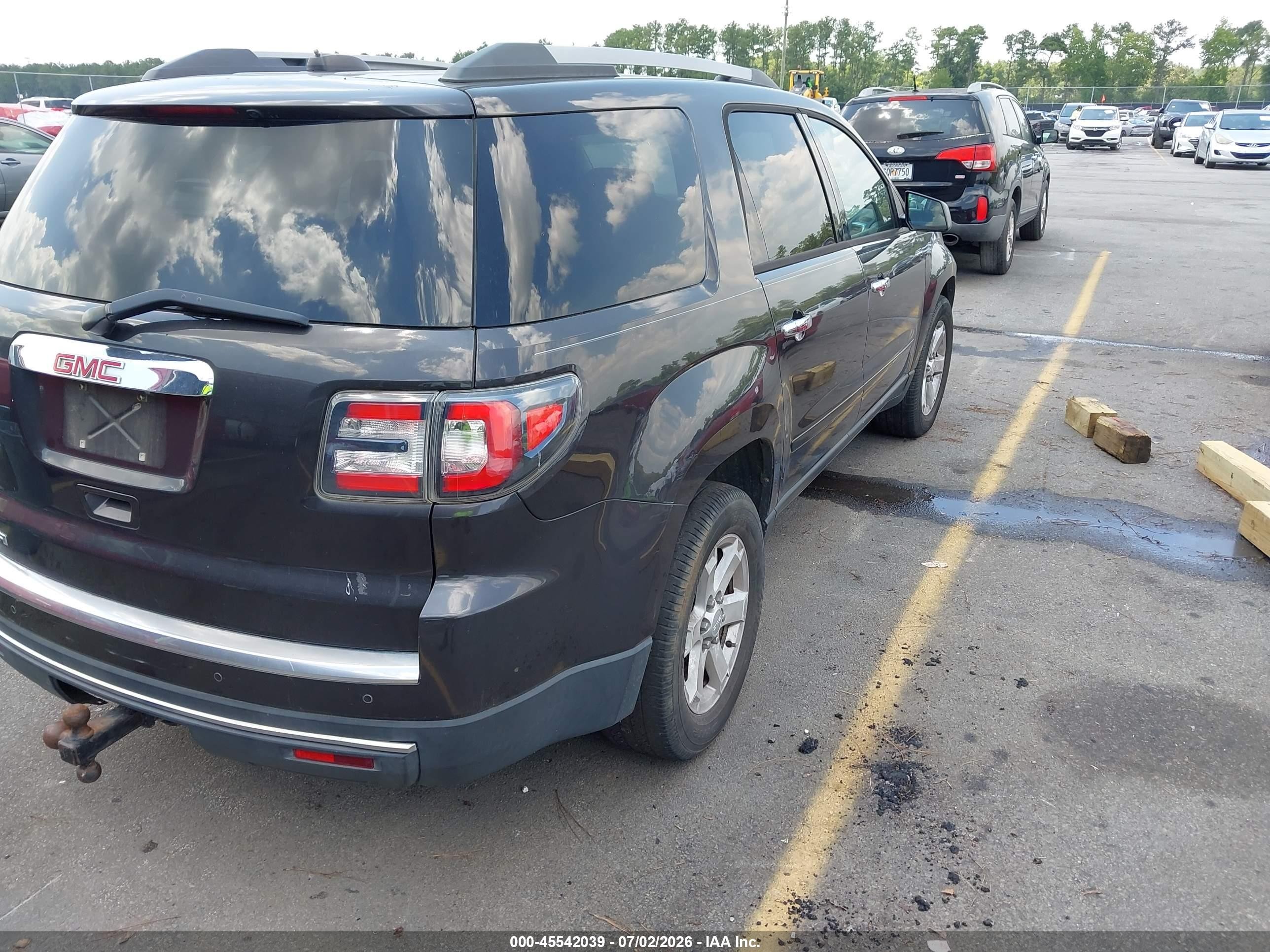 2016 Gmc Acadia VIN 1GKKRPKD9GJ185181 IAAI salvage auction — Front End, Repossession Paperwork (Georgia), sold $500 on 2026-09-25 (photo 4)