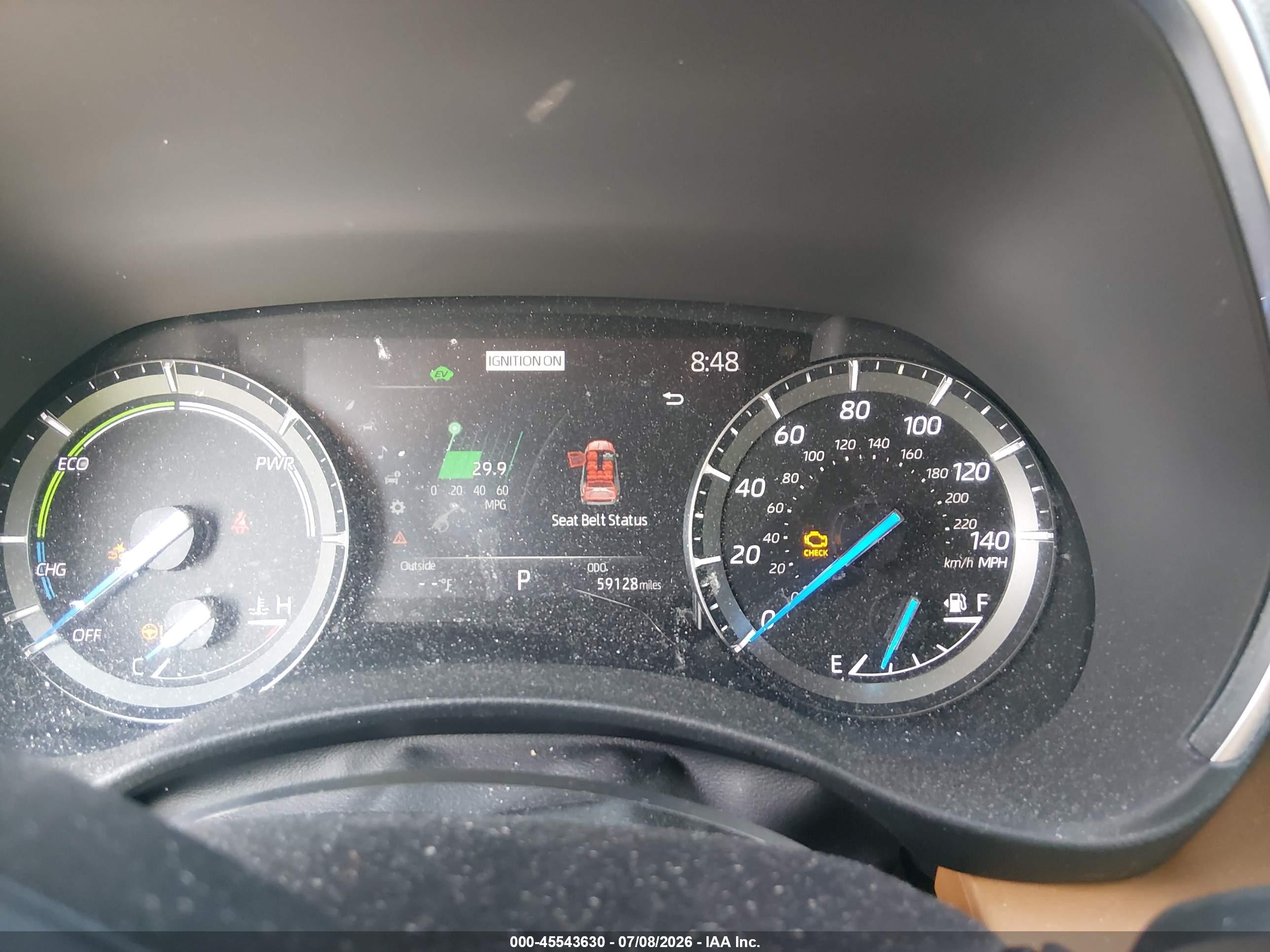 2021 Toyota Highlander VIN 5TDEBRCH5MS017661 IAAI salvage auction — Front End, Salvage (West Virginia), sold $23,200 on 2026-08-23 (photo 7)