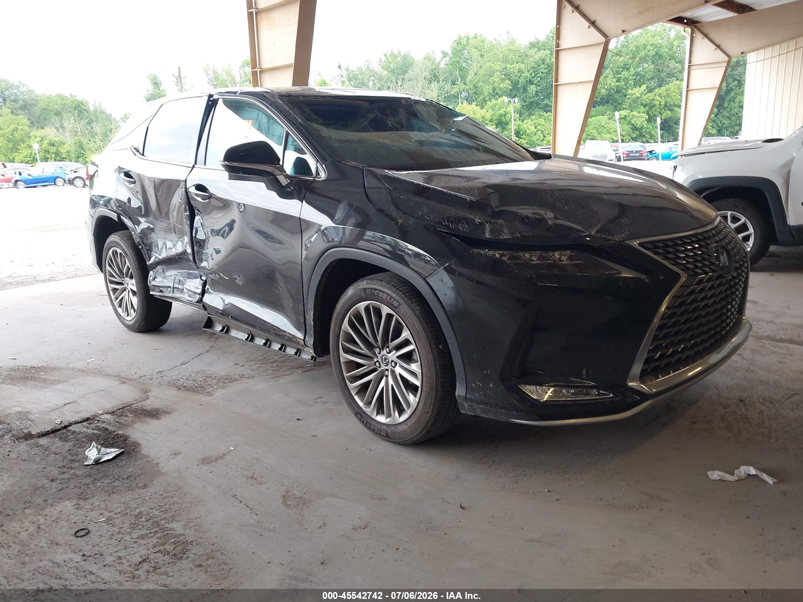 2021 Lexus RX 350 VIN 2T2JZMDA6MC261872 — IAAI salvage auction photo