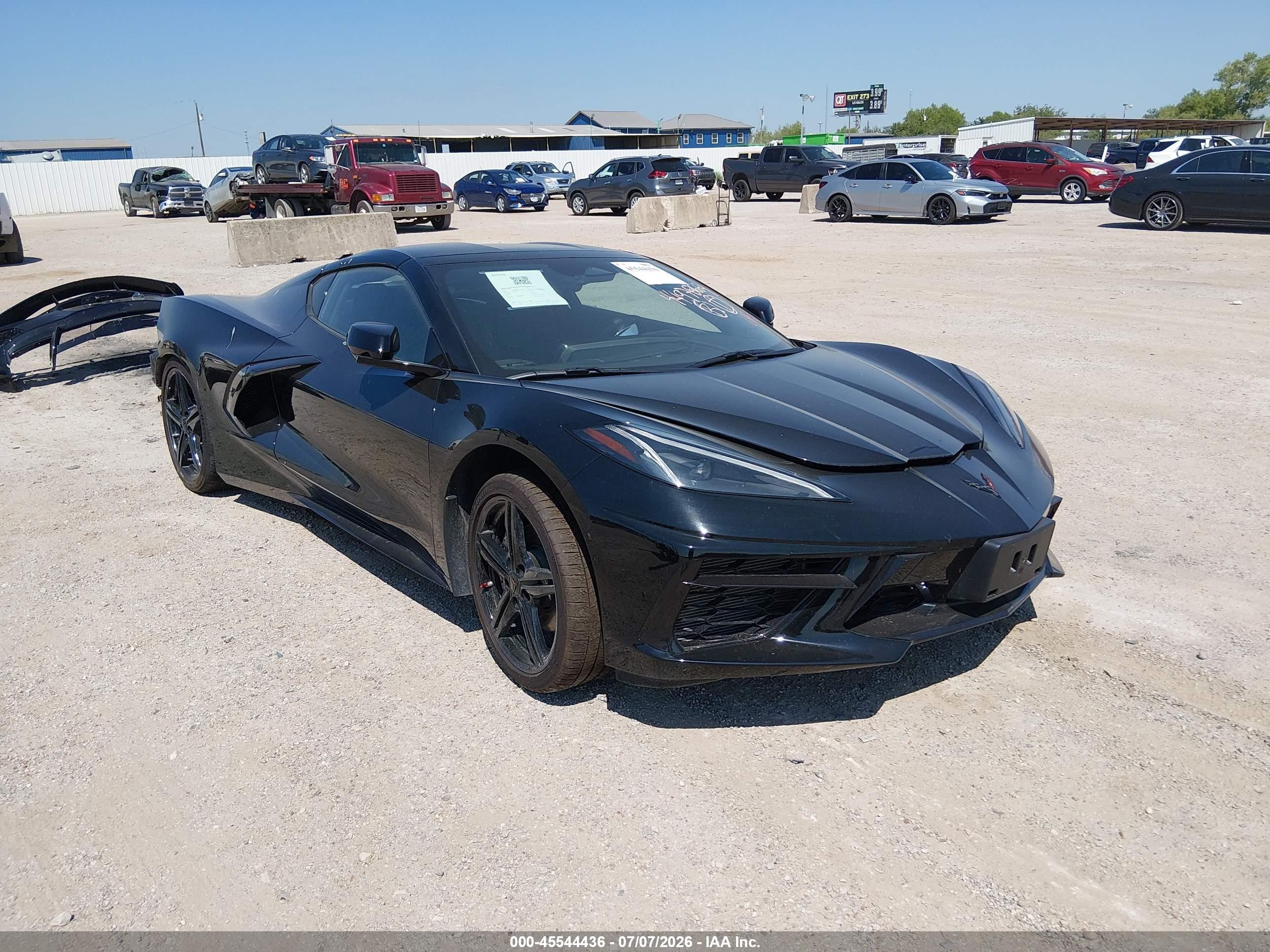 2026 Chevrolet Corvette Stingray VIN 1G1YA2D43T5103227 — IAAI salvage auction photo