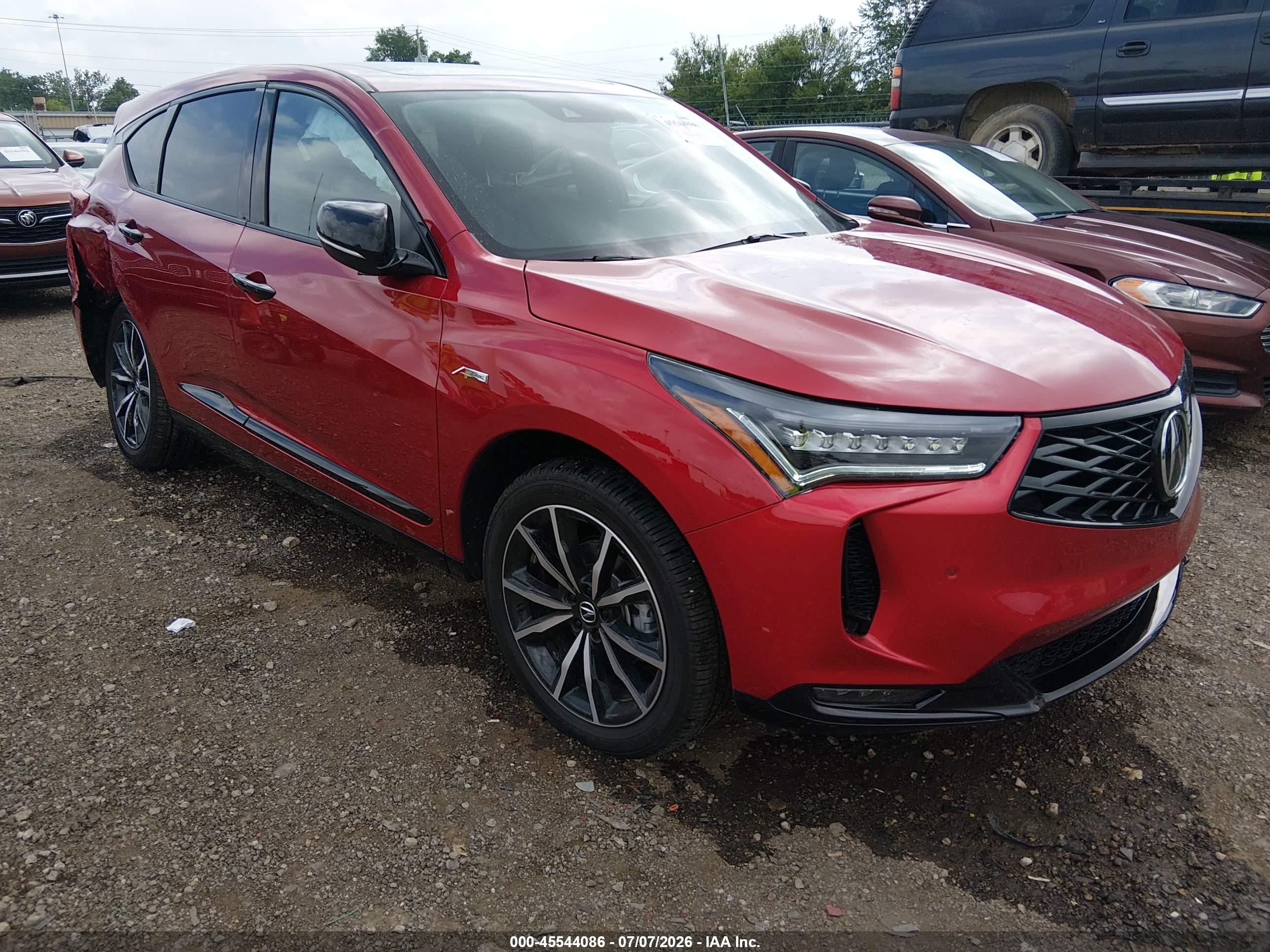 2025 Acura RDX VIN 5J8TC2H82SL008260 — IAAI salvage auction photo