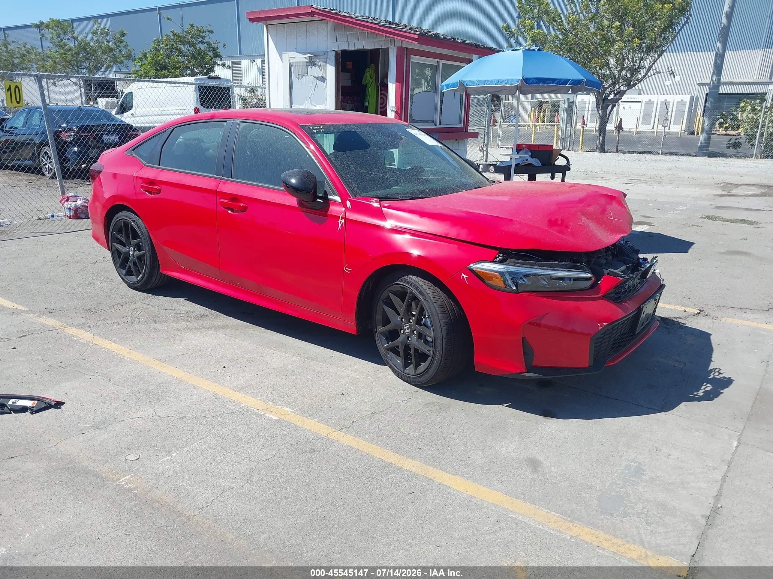 2026 Honda Civic Hybrid VIN 2HGFE4F81TH339500 — IAAI salvage auction photo