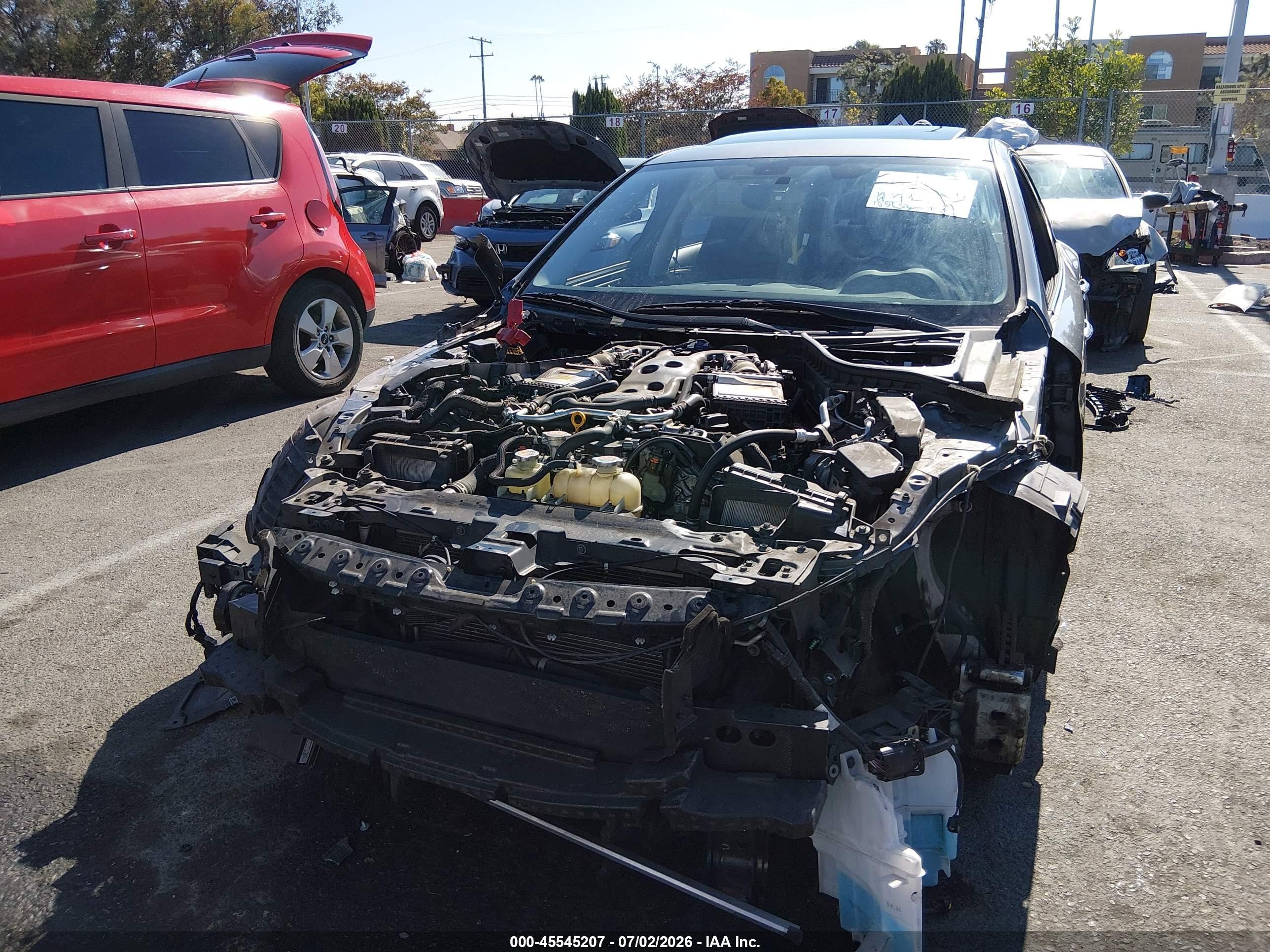 2021 Infiniti Q50 VIN JN1EV7BP8MM704507 IAAI salvage auction — Theft, Salvage (California), sold $1,550 on 2026-09-26 (photo 6)