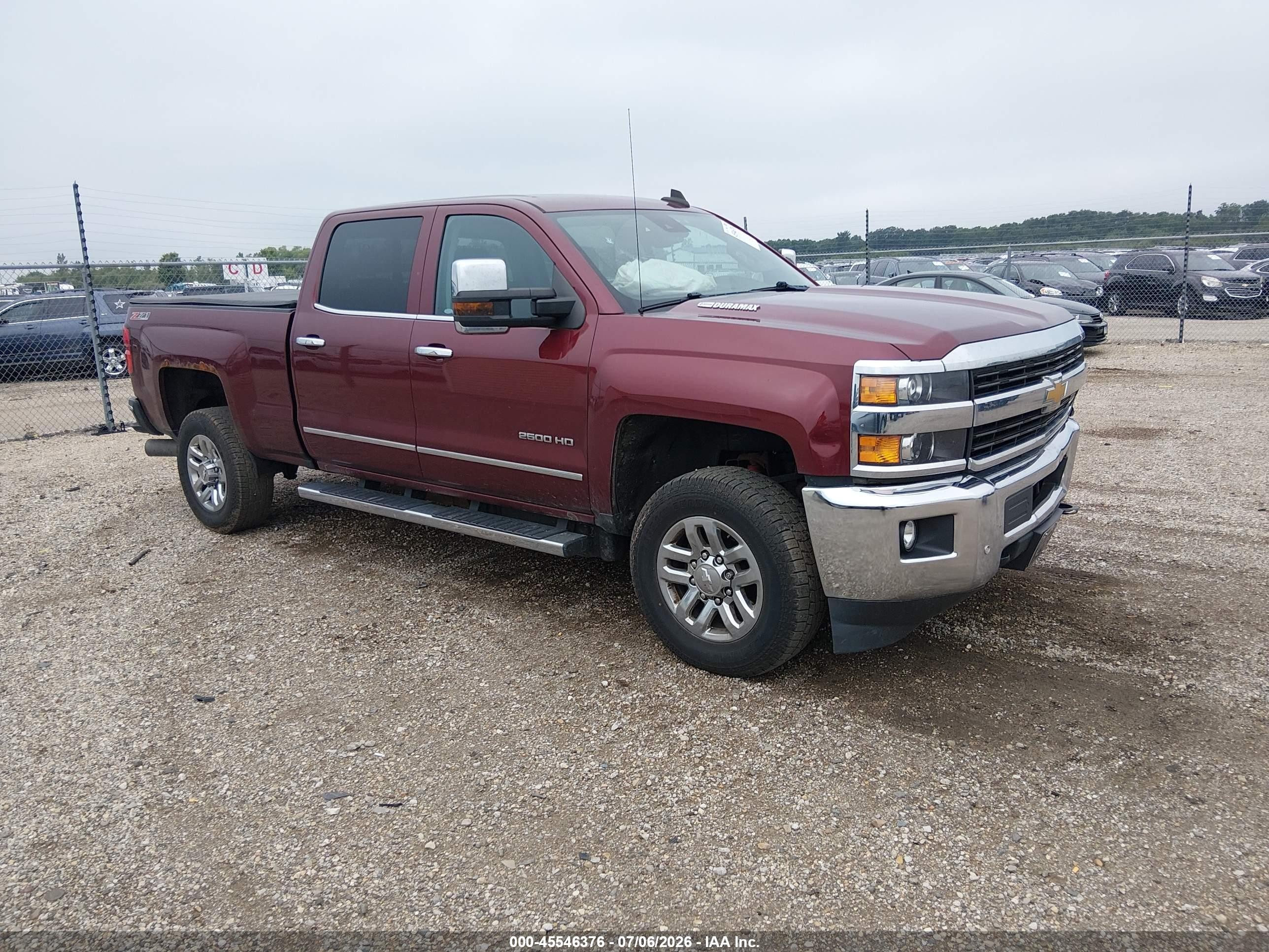 2016 Chevrolet Silverado 2500 VIN 1GC1KWE87GF169200 — IAAI salvage auction photo