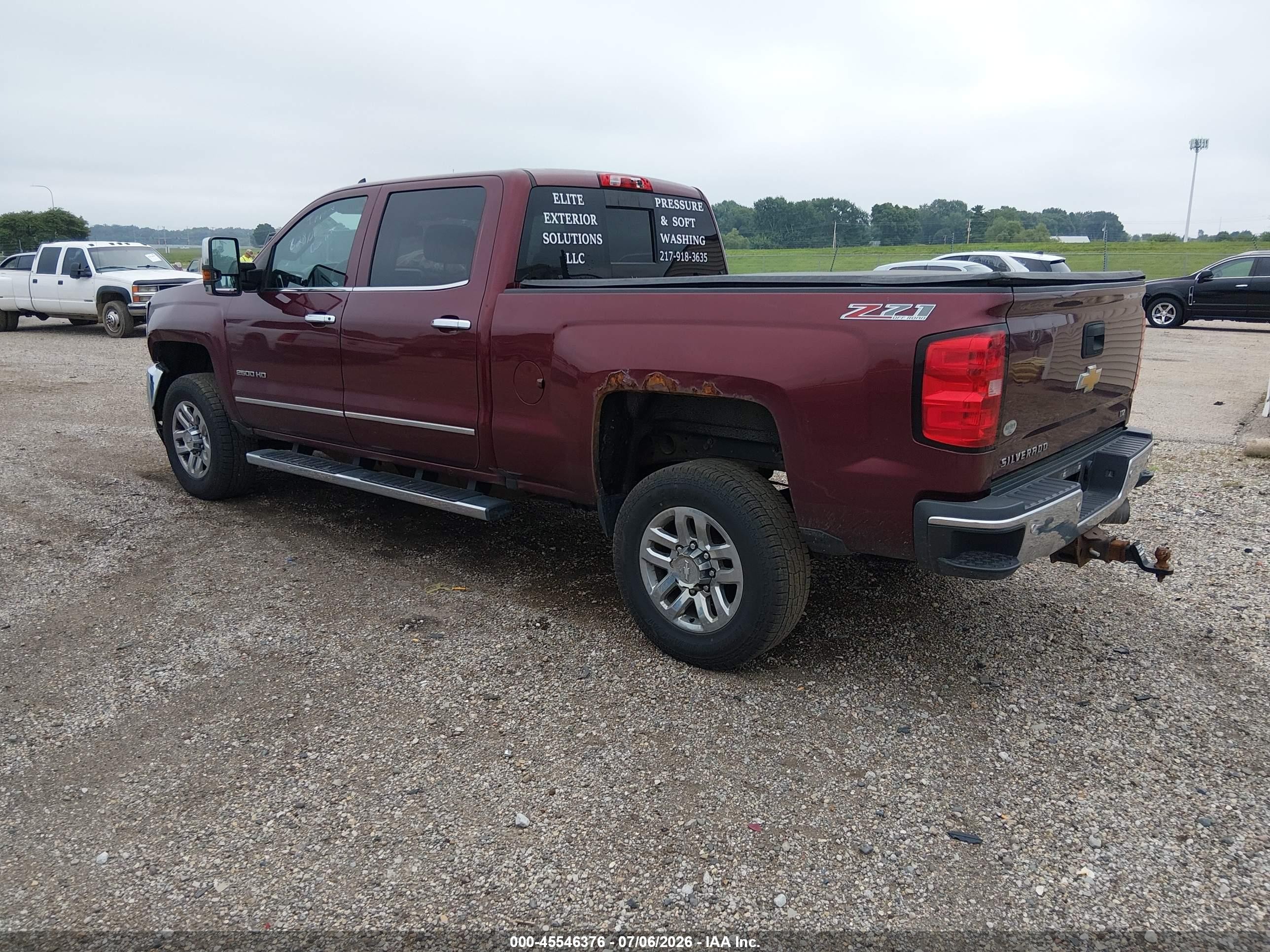 2016 Chevrolet Silverado 2500 VIN 1GC1KWE87GF169200 IAAI salvage auction — Front End, Salvage (Illinois), sold $9,200 on 2026-09-09 (photo 3)