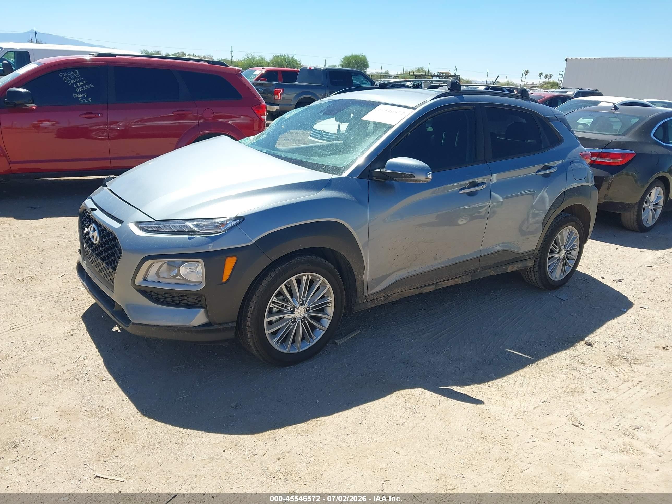 2020 Hyundai Kona VIN KM8K22AA7LU493433 IAAI salvage auction — Normal Wear, Clear-Dealer Only (Arizona), sold $1,650 on 2026-07-09 (photo 2)