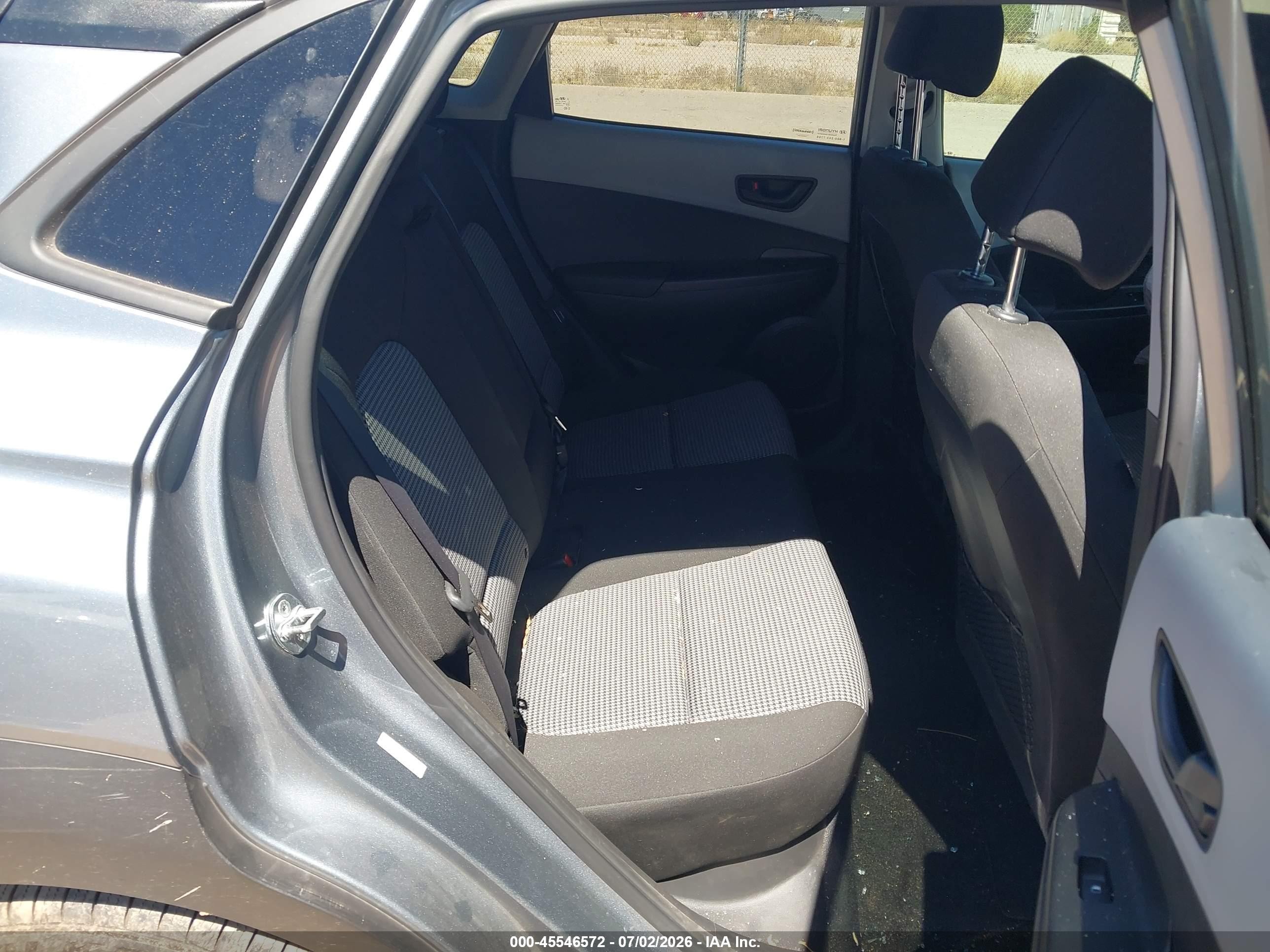 2020 Hyundai Kona VIN KM8K22AA7LU493433 IAAI salvage auction — Normal Wear, Clear-Dealer Only (Arizona), sold $1,650 on 2026-07-09 (photo 8)