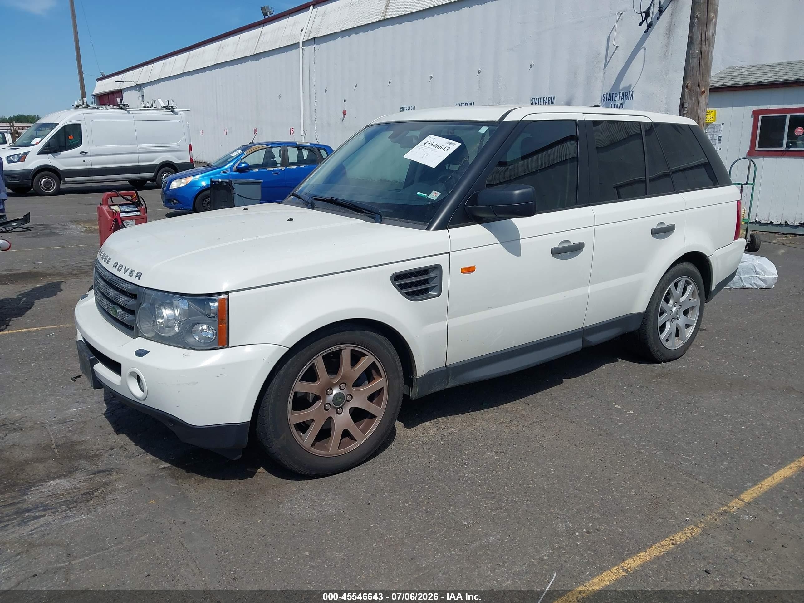 2007 Land Rover Range Rover Sport VIN SALSK25467A986495 IAAI salvage auction — Normal Wear, Clear-Dealer Only (Oregon), sold $1,600 on 2026-07-09 (photo 2)