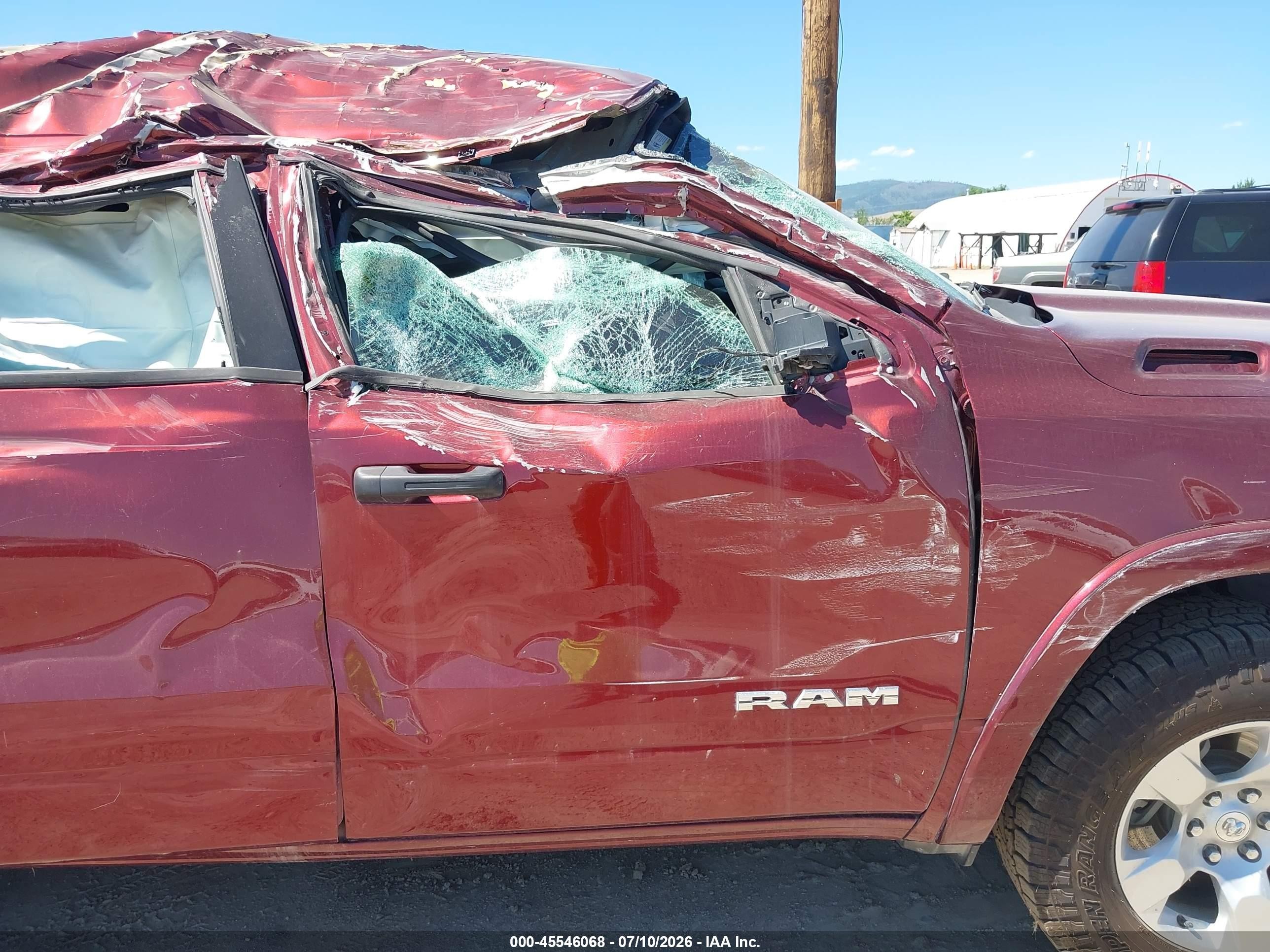 2025 Ram 1500 VIN 1C6SRFFP1SN540511 IAAI salvage auction — Rollover, Salvage (Montana), sold $7,200 on 2026-09-16 (photo 5)