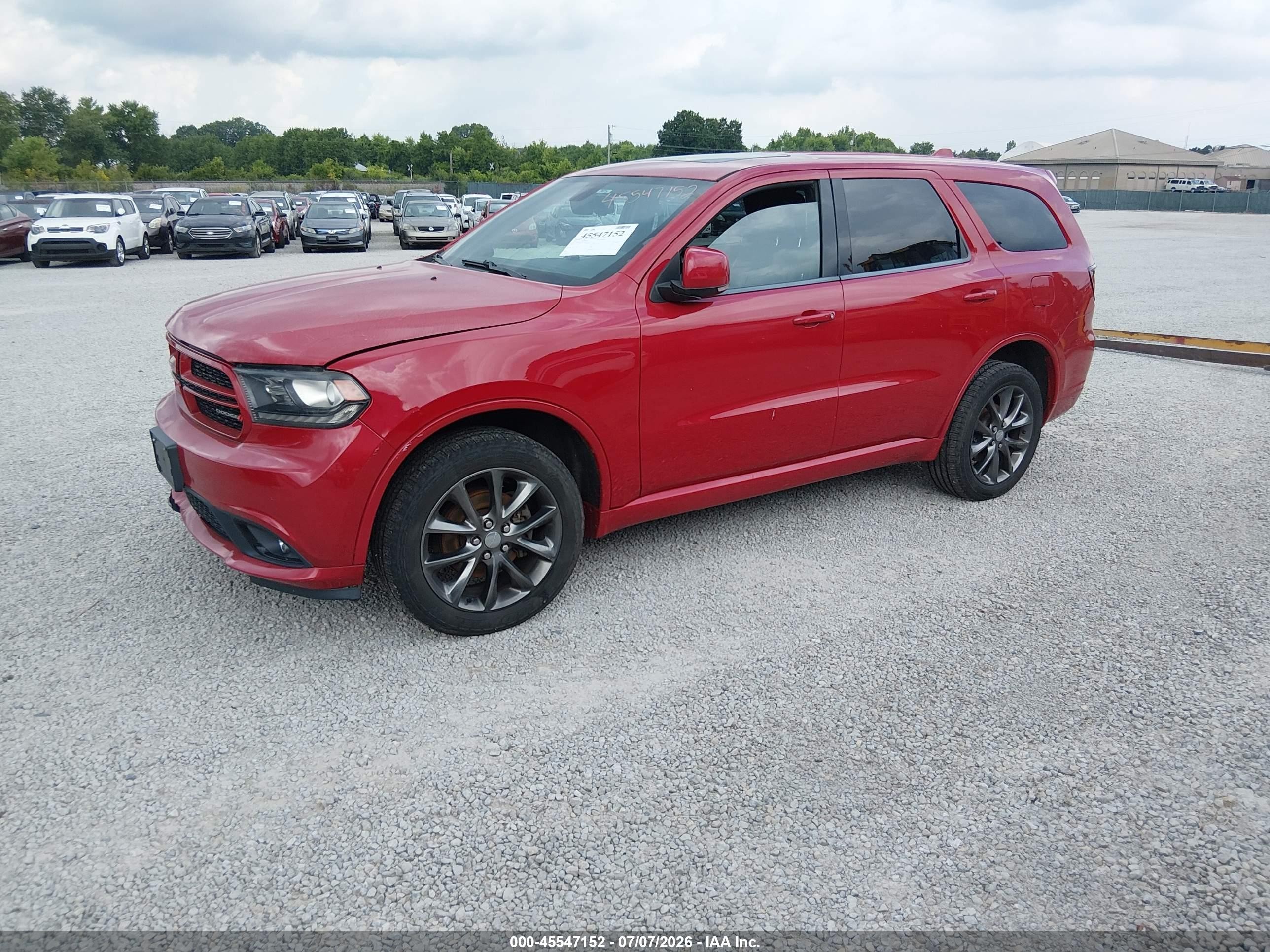 2015 Dodge Durango VIN 1C4RDJDG5FC224042 IAAI salvage auction — Normal Wear, Original (Kentucky), sold $2,350 on 2026-09-12 (photo 2)