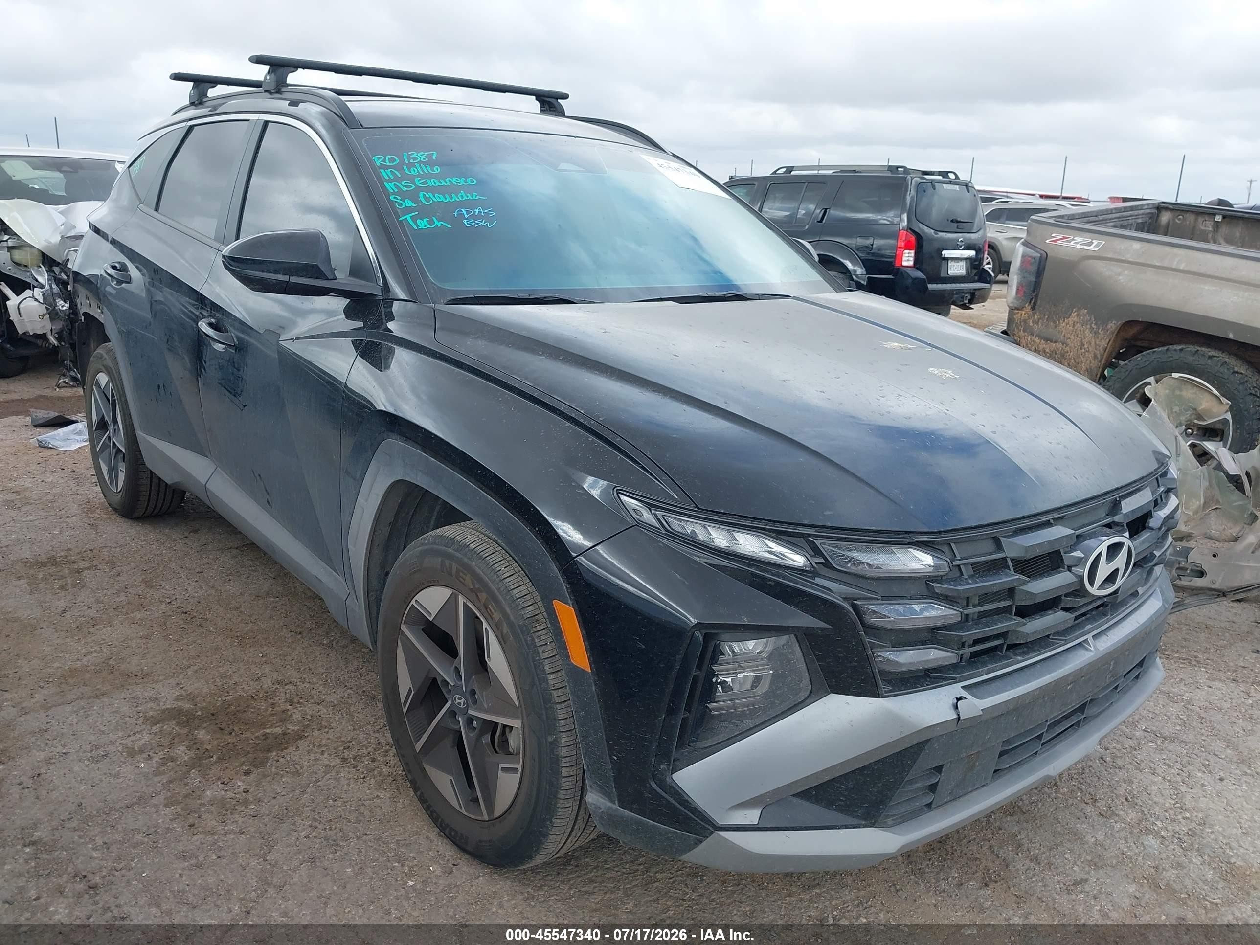 2025 Hyundai Tucson VIN 3KMJBCDE5SE002629 — IAAI salvage auction photo