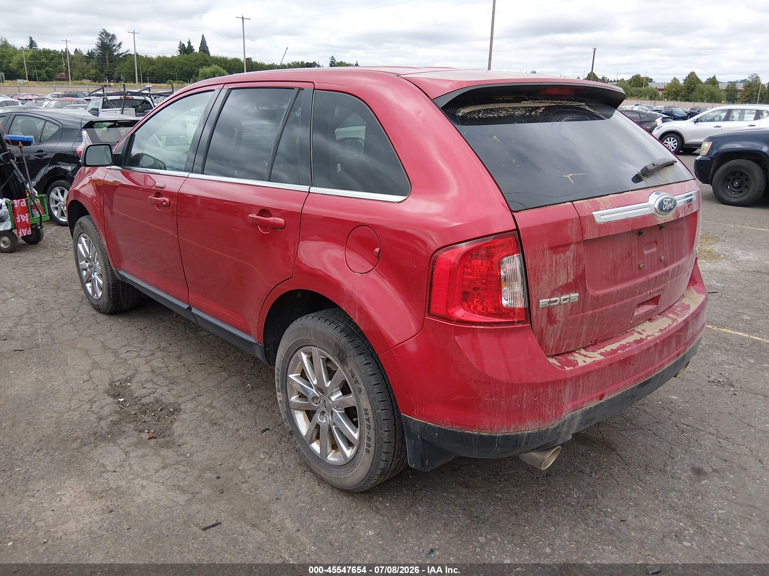 2012 Ford Edge VIN 2FMDK4KCXCBA16621 IAAI salvage auction — Normal Wear, Clear-Dealer Only (Oregon), sold $325 on 2026-07-09 (photo 3)