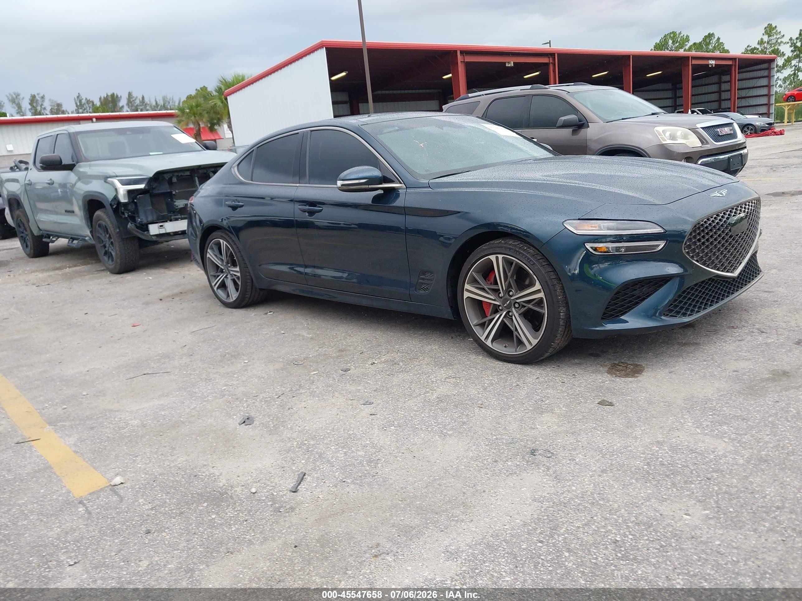 2024 Genesis G70 VIN KMTG34SC7RU137951 — IAAI salvage auction photo