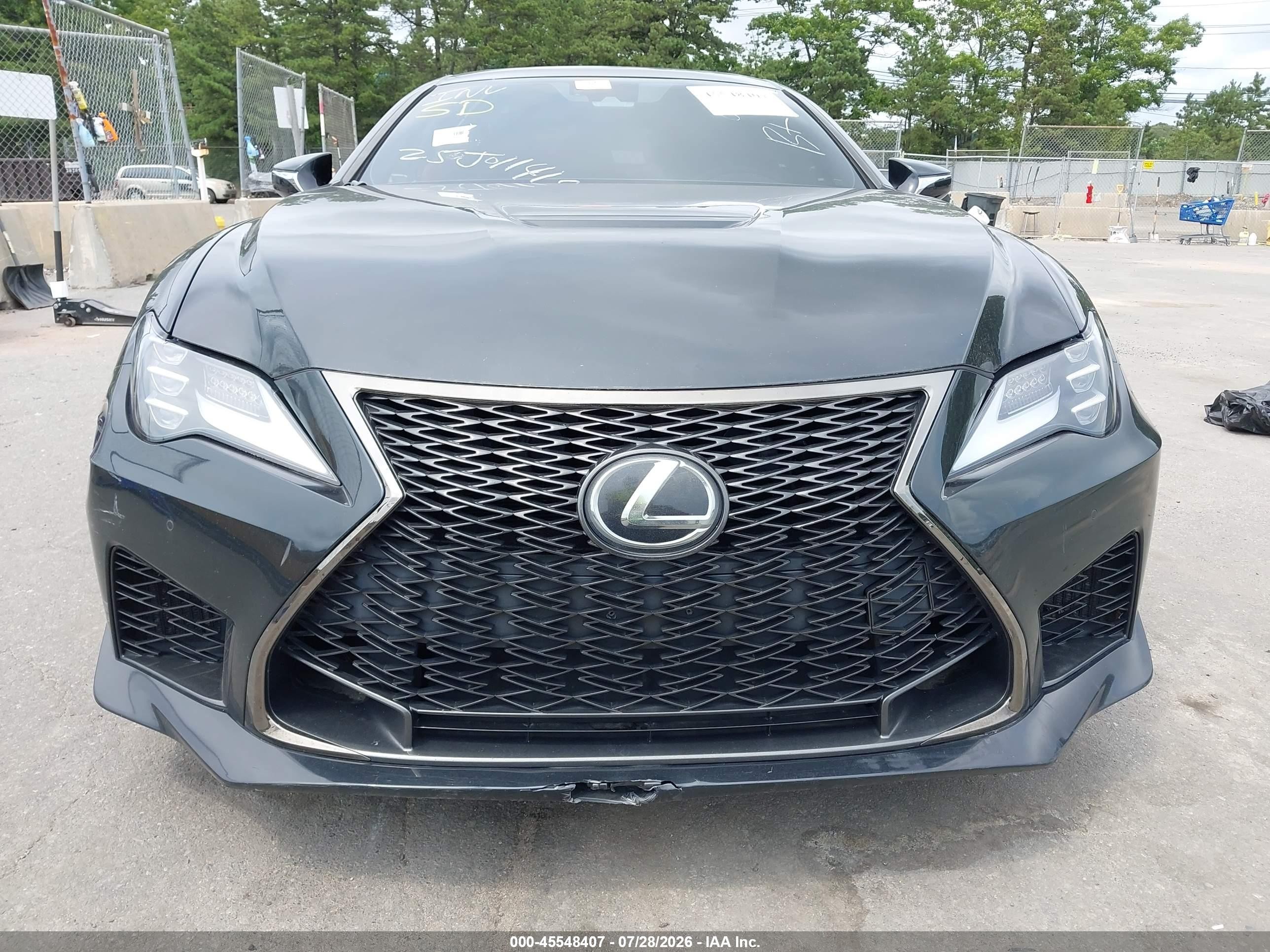 2020 Lexus RC F VIN JTHDP5BC6L5007719 IAAI salvage auction — Biohazard/Chemical, Mv-907A (New York), sold $28,300 on 2026-08-18 (photo 6)