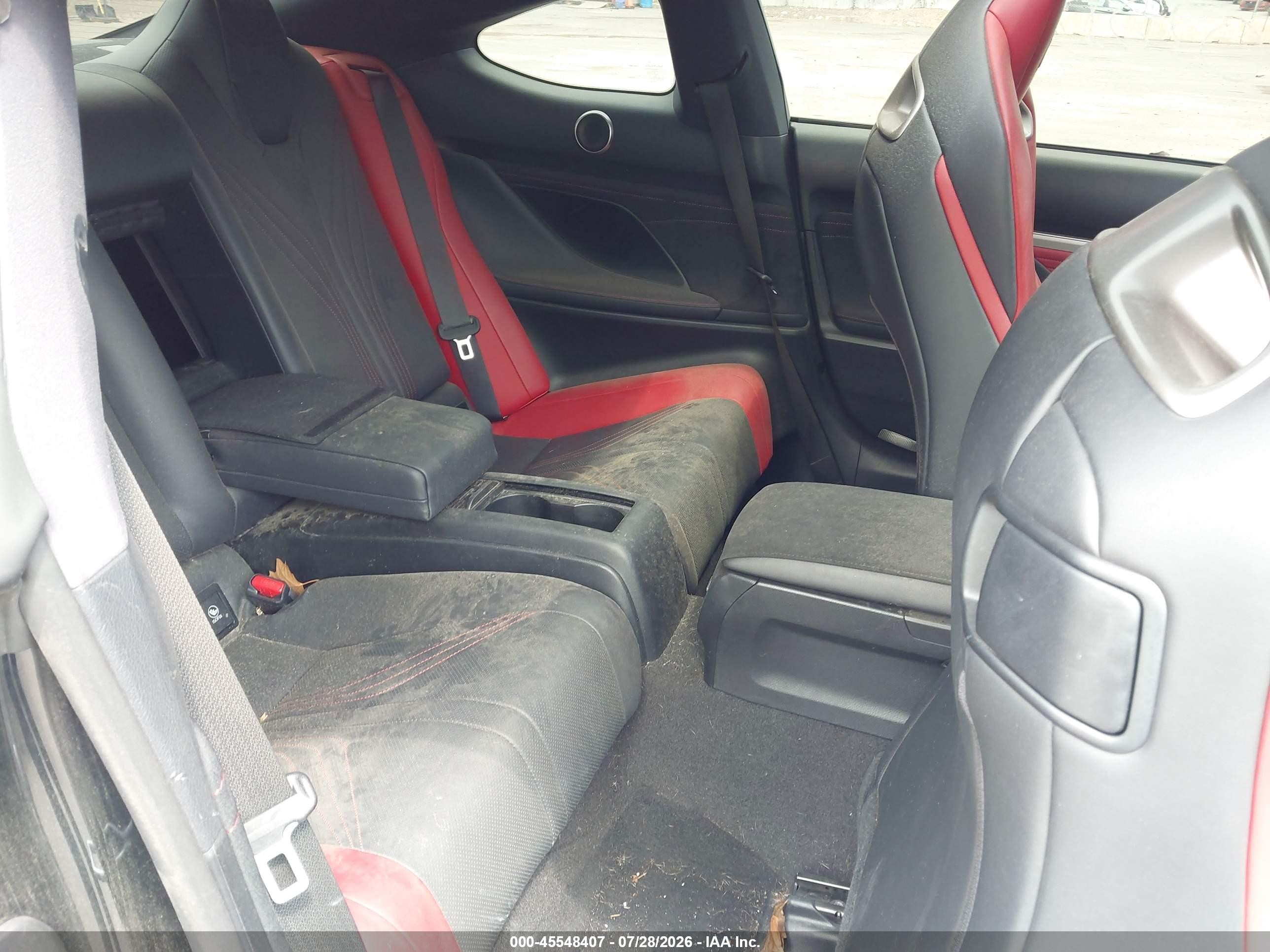 2020 Lexus RC F VIN JTHDP5BC6L5007719 IAAI salvage auction — Biohazard/Chemical, Mv-907A (New York), sold $28,300 on 2026-08-18 (photo 8)
