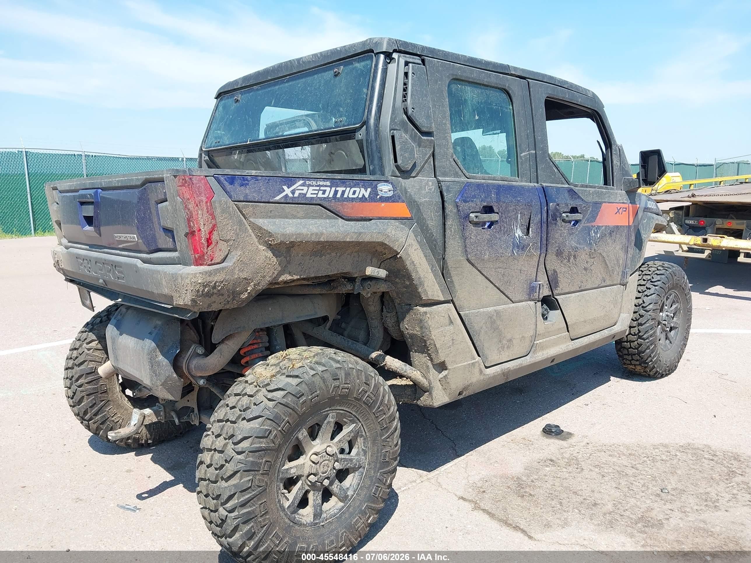 2025 Polaris VIN 3NSG5W99XSM127681 IAAI salvage auction — Rollover, Regular (South Dakota), sold $10,200 on 2026-09-18 (photo 4)