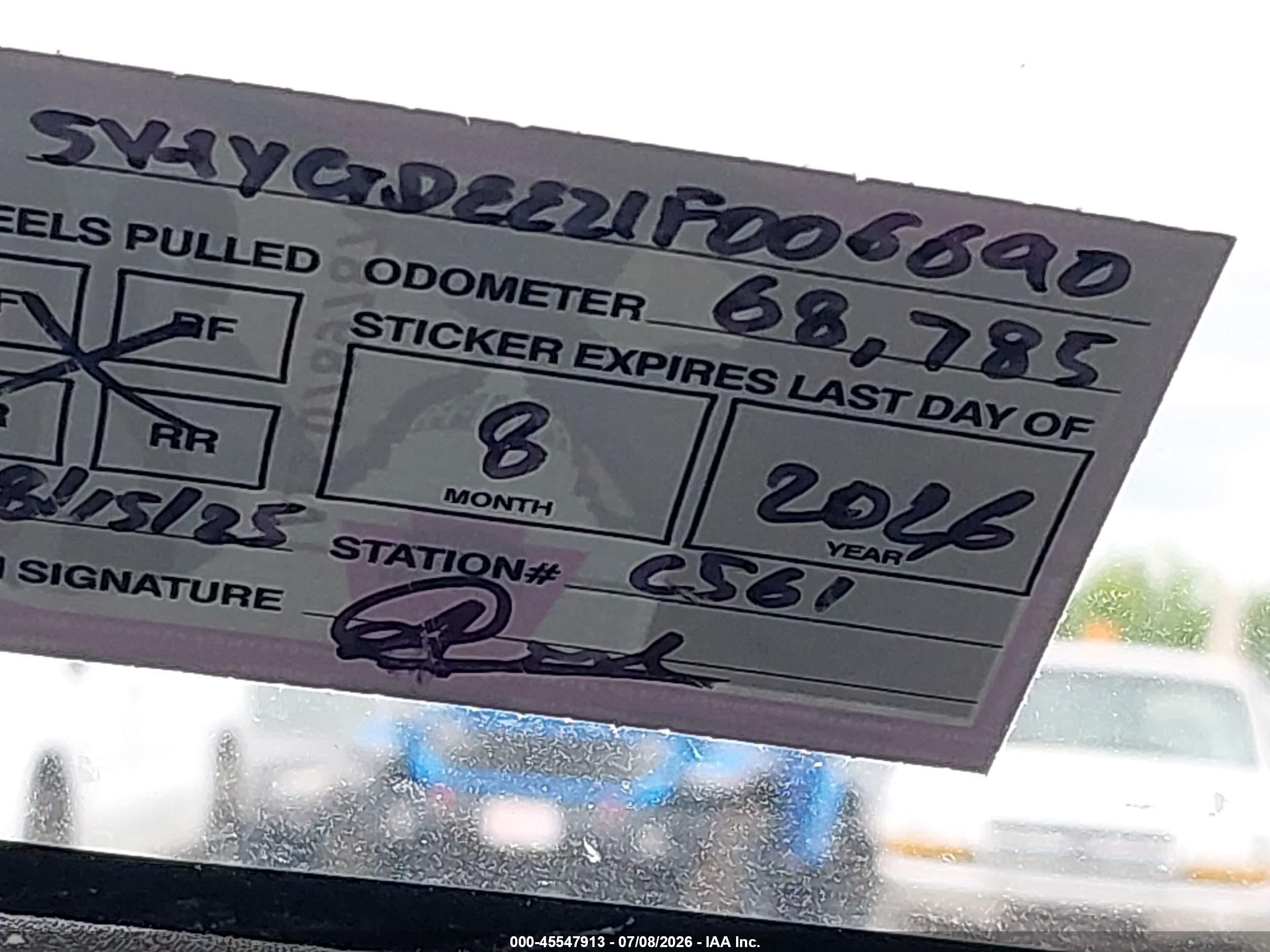 2020 Tesla Model y VIN 5YJYGDEE2LF006690 IAAI salvage auction — Unknown, Salvage (Pennsylvania), sold $4,950 on 2026-09-25 (photo 7)
