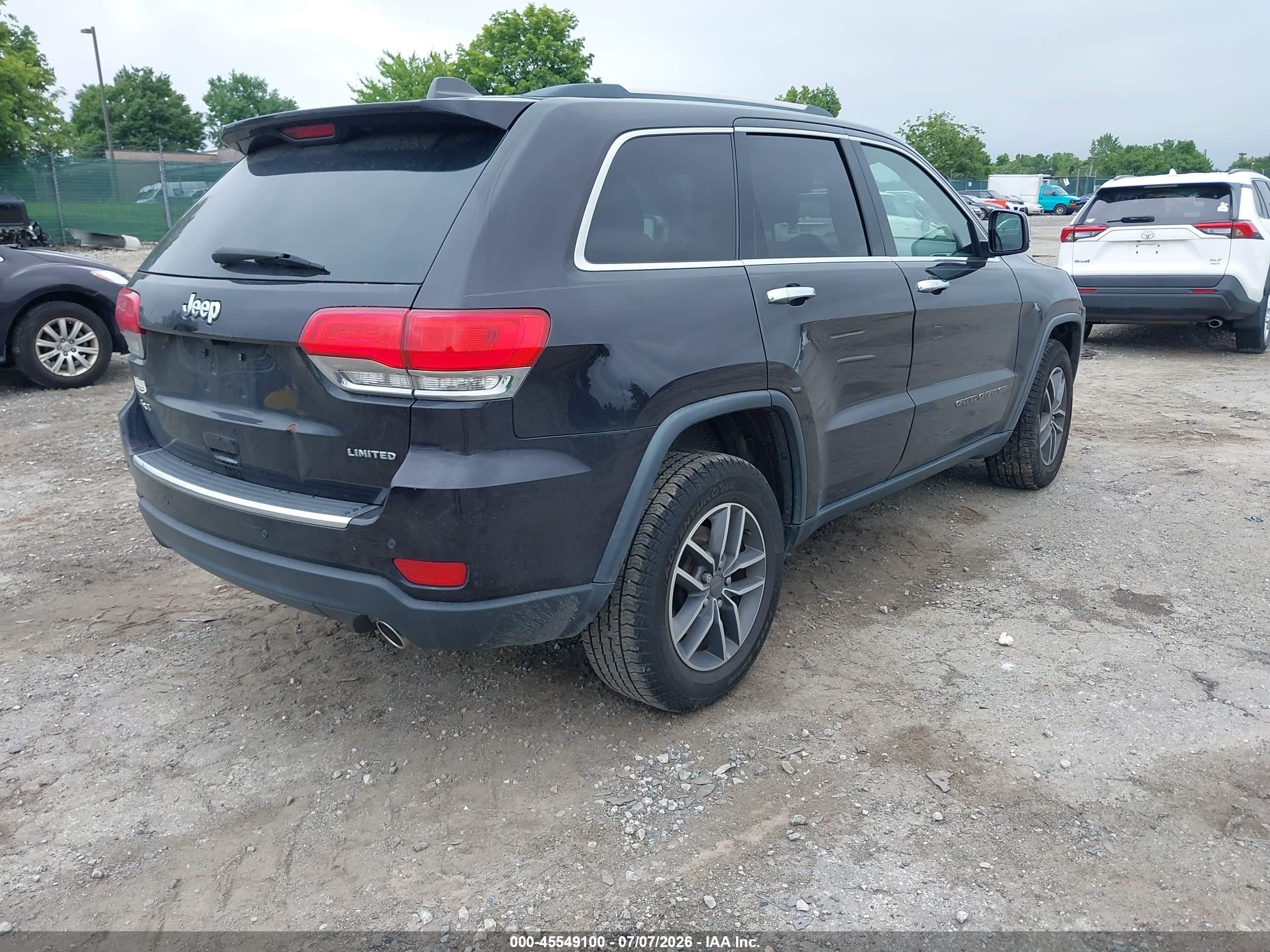 2019 Jeep Grand cherokee VIN 1C4RJFBG3KC537917 IAAI salvage auction — Unknown, Salvage (Idaho), sold $2,800 on 2026-09-06 (photo 4)