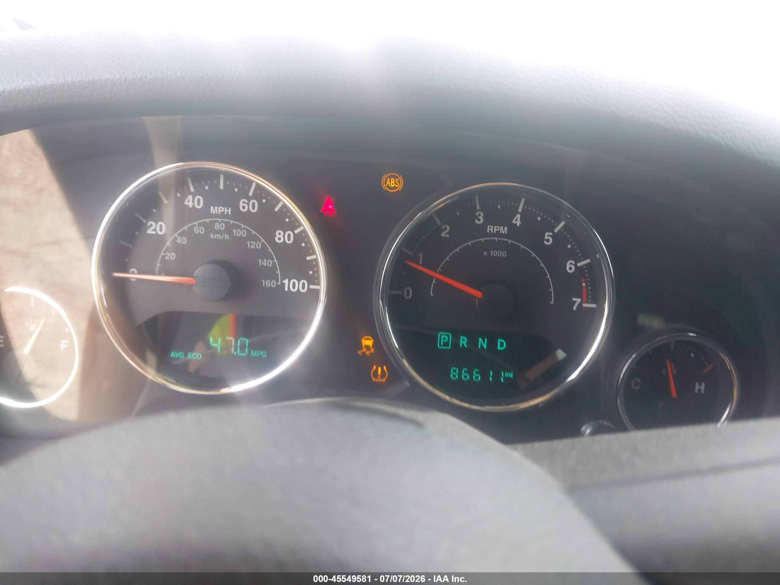 2018 Jeep Wrangler / VIN 1C4BJWEG6JL894682 IAAI salvage auction — Front End, Original (Texas), sold $7,300 on 2026-09-19 (photo 7)