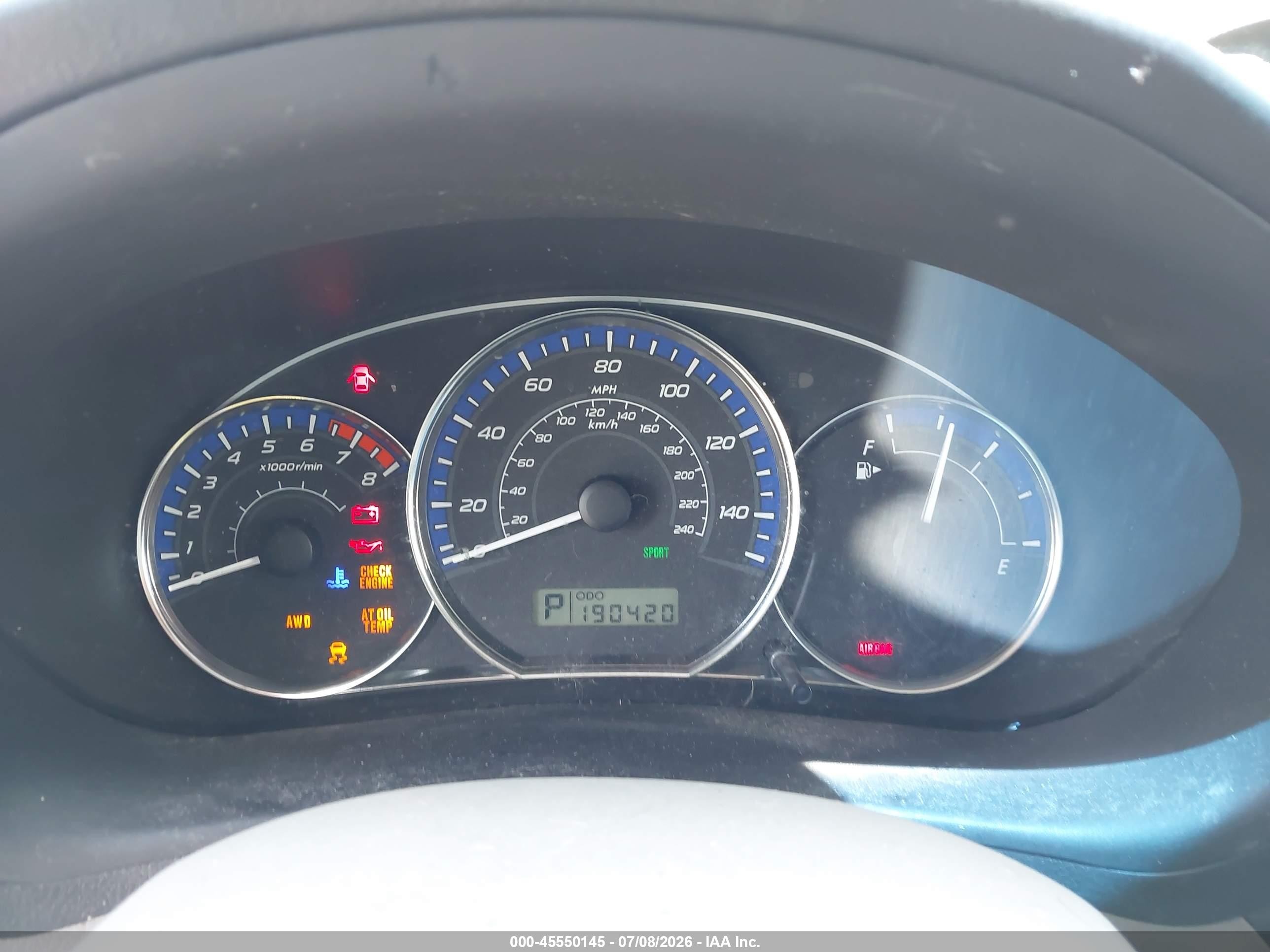 2012 Subaru Forester VIN JF2SHADC6CH423846 IAAI salvage auction — Normal Wear, Wait Title, sold $400 on 2026-09-17 (photo 7)