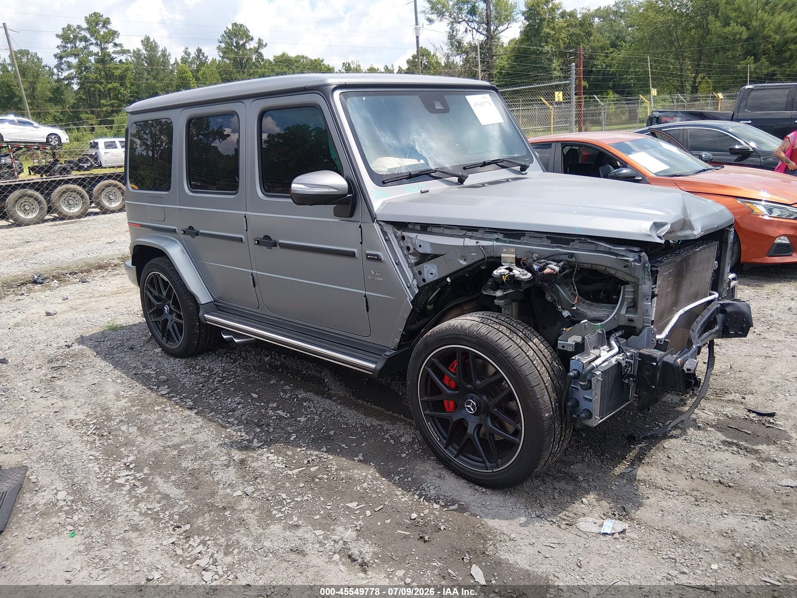 2021 Mercedes-Benz G-Class VIN W1NYC7HJ1MX370542 — IAAI salvage auction photo