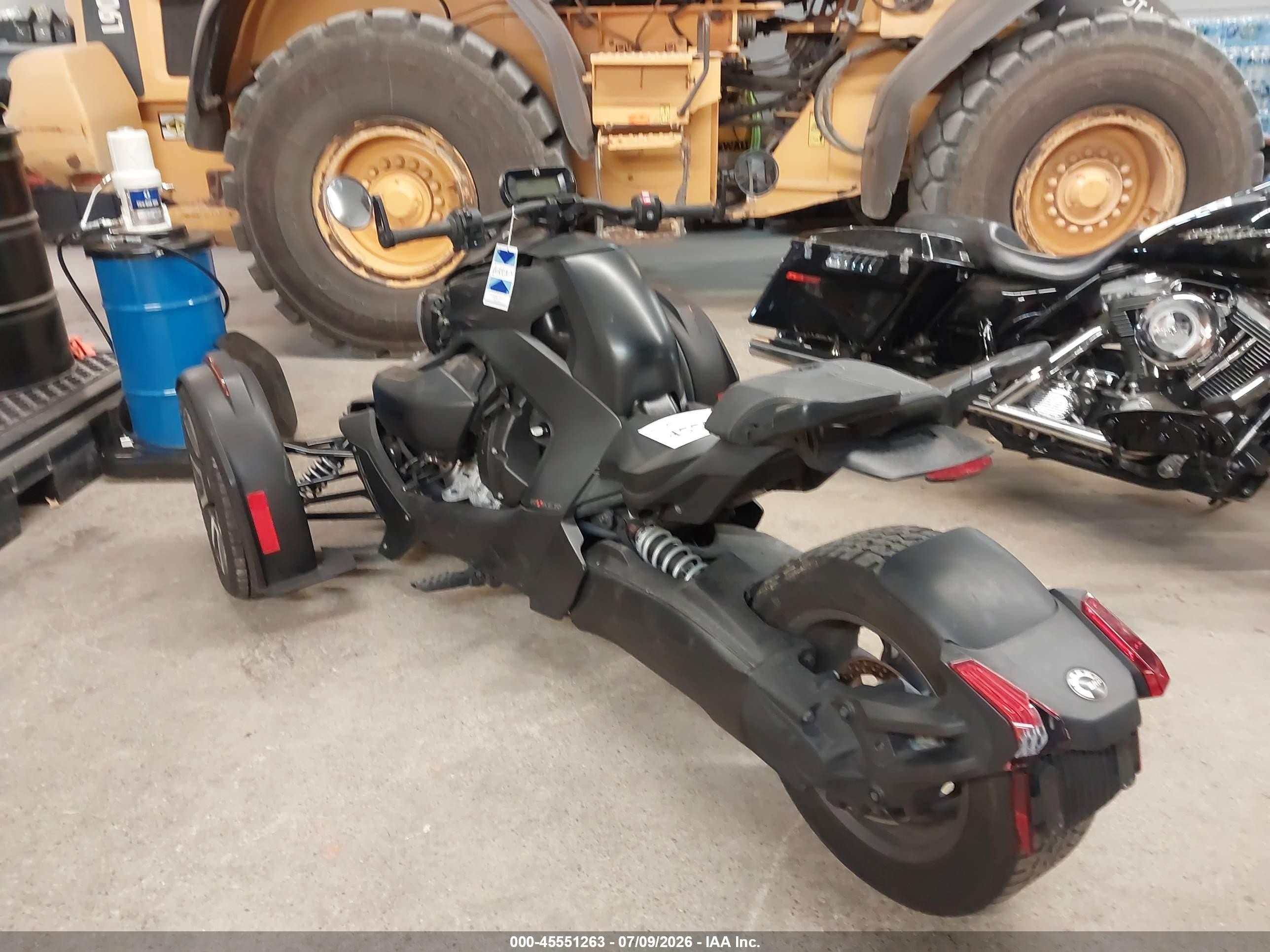 2021 Can-am/ brp Ryker VIN 3JB2GEG22MJ002753 IAAI salvage auction — Front End, Salvage (Rhode Island), sold $2,100 on 2026-09-23 (photo 3)