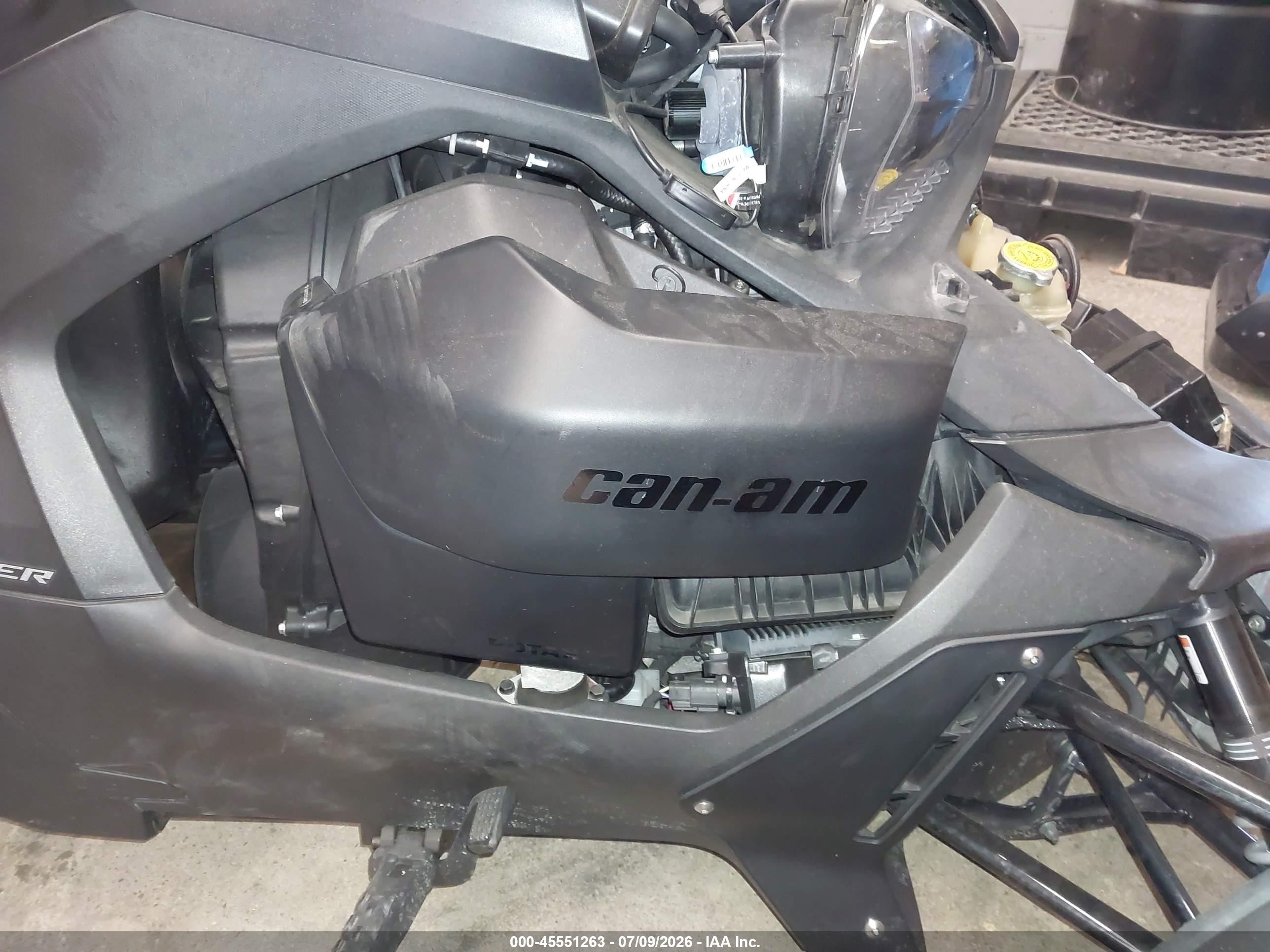 2021 Can-am/ brp Ryker VIN 3JB2GEG22MJ002753 IAAI salvage auction — Front End, Salvage (Rhode Island), sold $2,100 on 2026-09-23 (photo 8)
