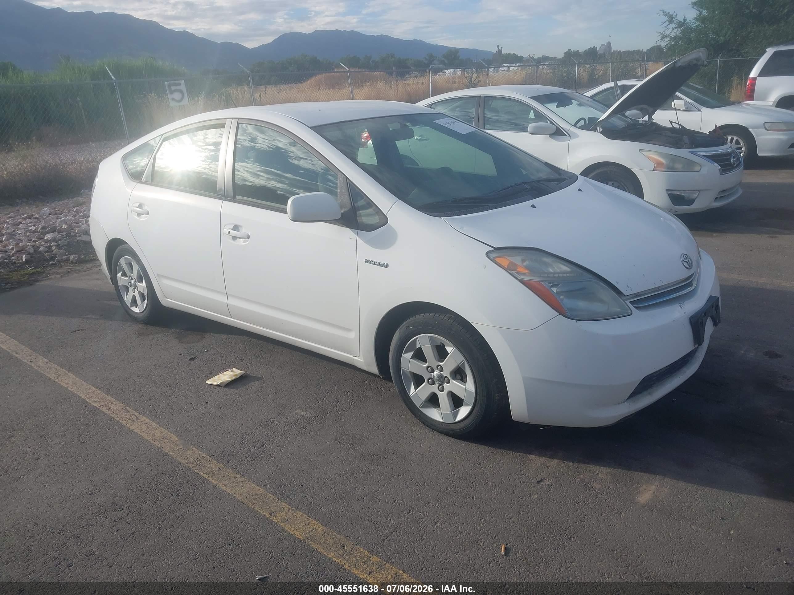 2006 Toyota Prius VIN JTDKB20U763128390 IAAI salvage auction — Normal Wear, Clear (Utah), sold $250 on 2026-07-09 (photo 1)