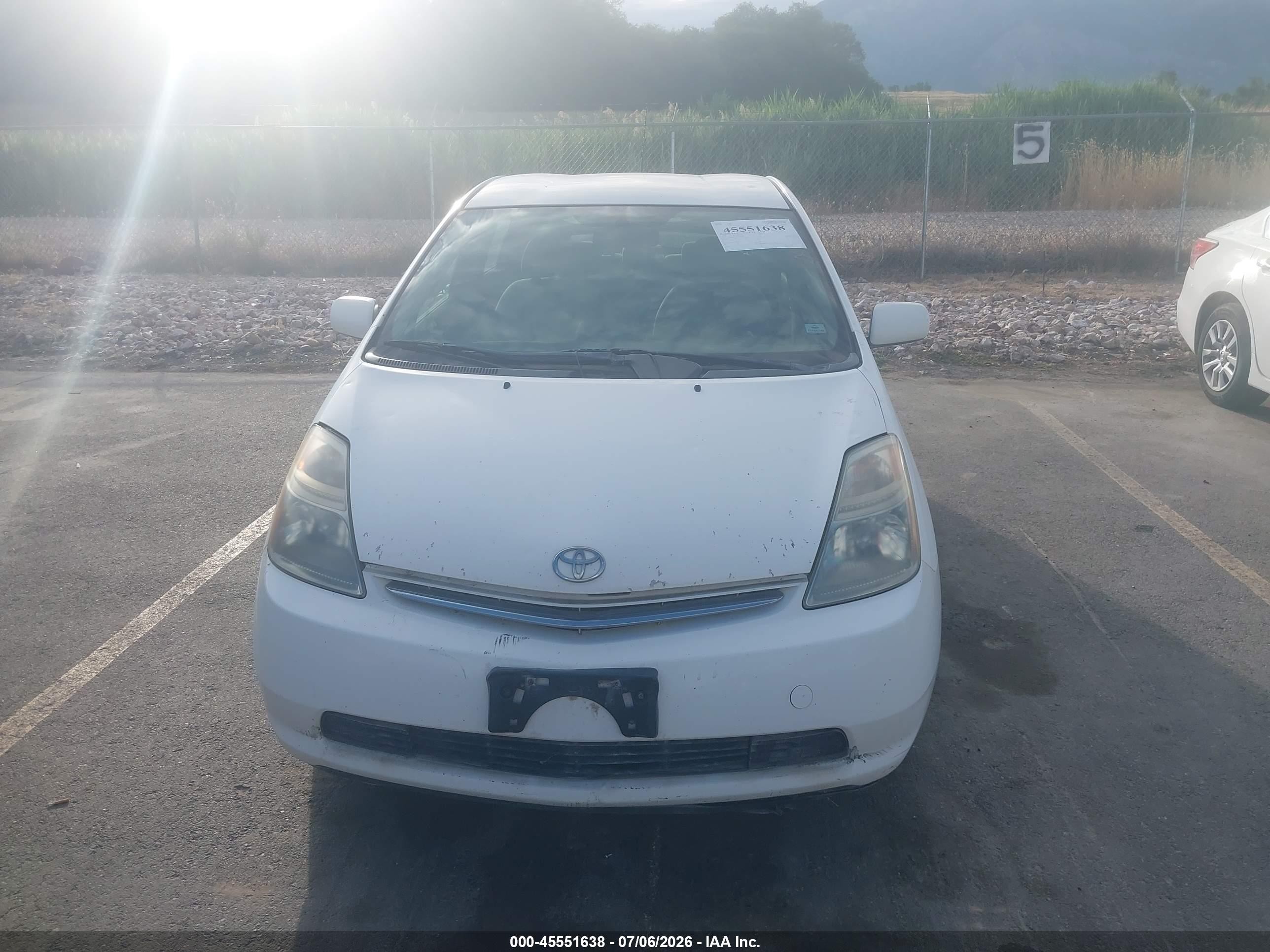 2006 Toyota Prius VIN JTDKB20U763128390 IAAI salvage auction — Normal Wear, Clear (Utah), sold $250 on 2026-07-09 (photo 6)