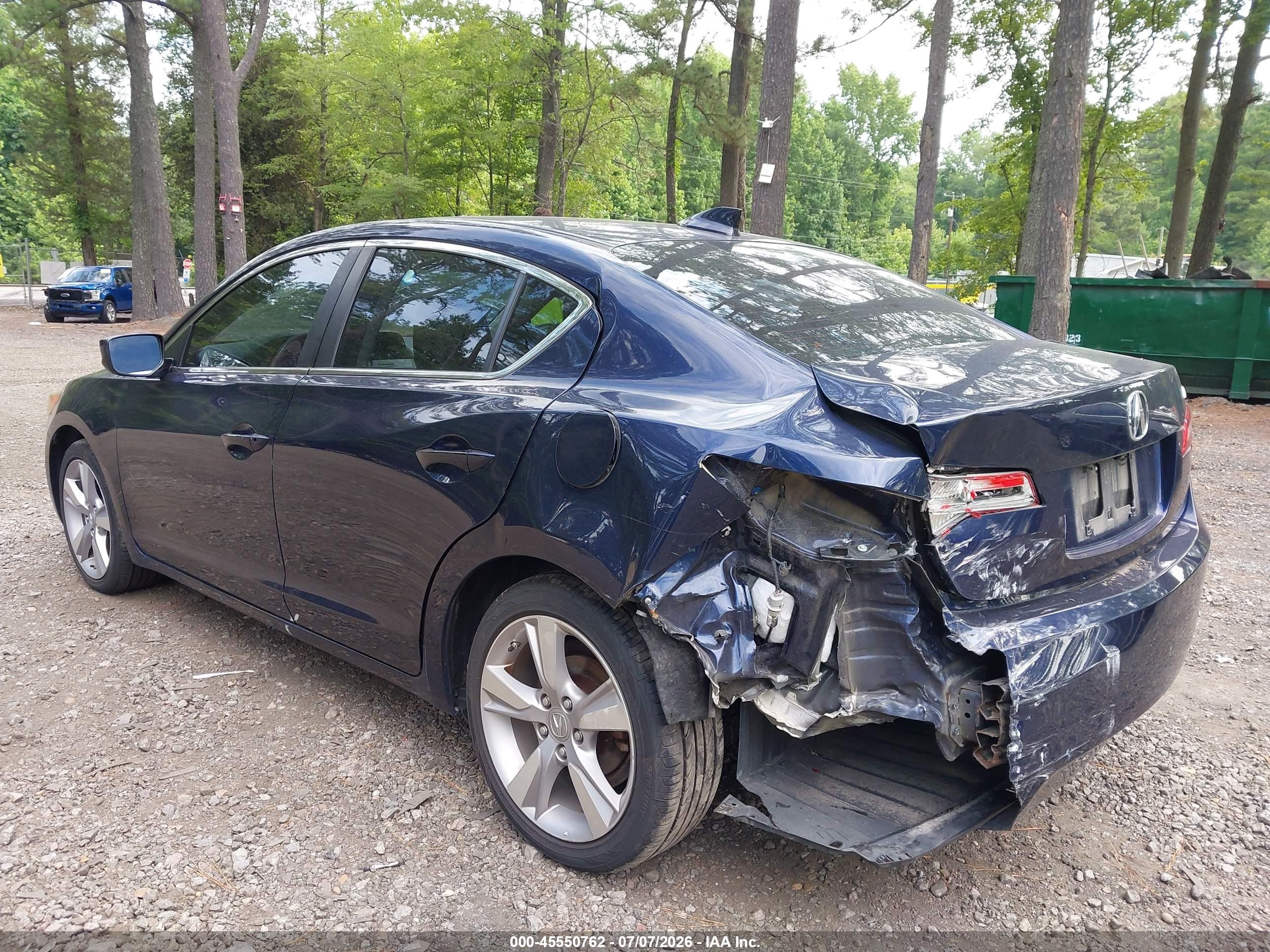 2015 Acura Ilx VIN 19VDE1F35FE010820 IAAI salvage auction — Rear End, Clear (Virginia), sold $1,325 on 2026-09-08 (photo 6)