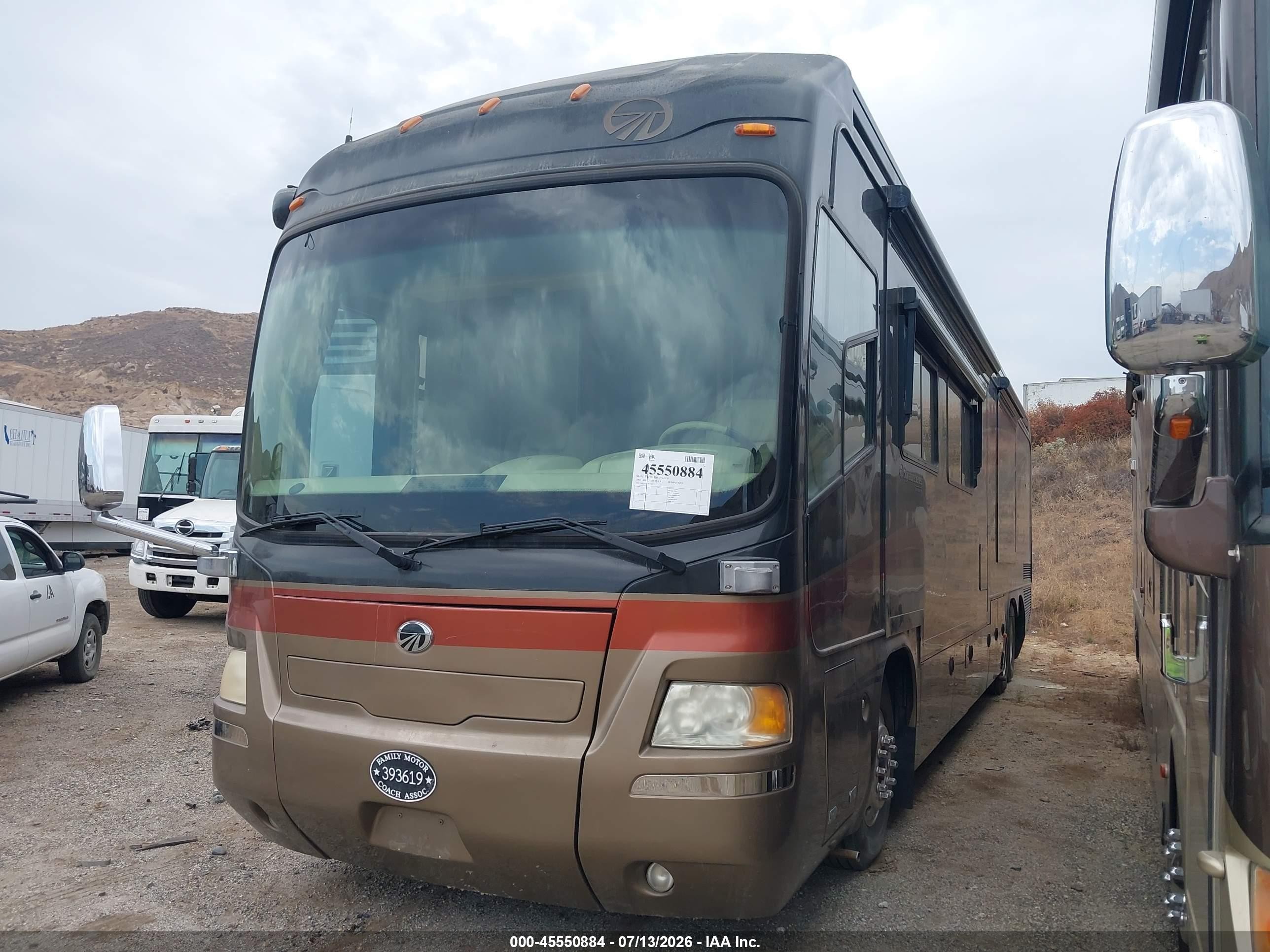2008 Roadmaster rail Monocoque VIN 1RF17571881047917 IAAI salvage auction — Engine Damage, Salvage (Oregon), sold $15,300 on 2026-09-22 (photo 2)