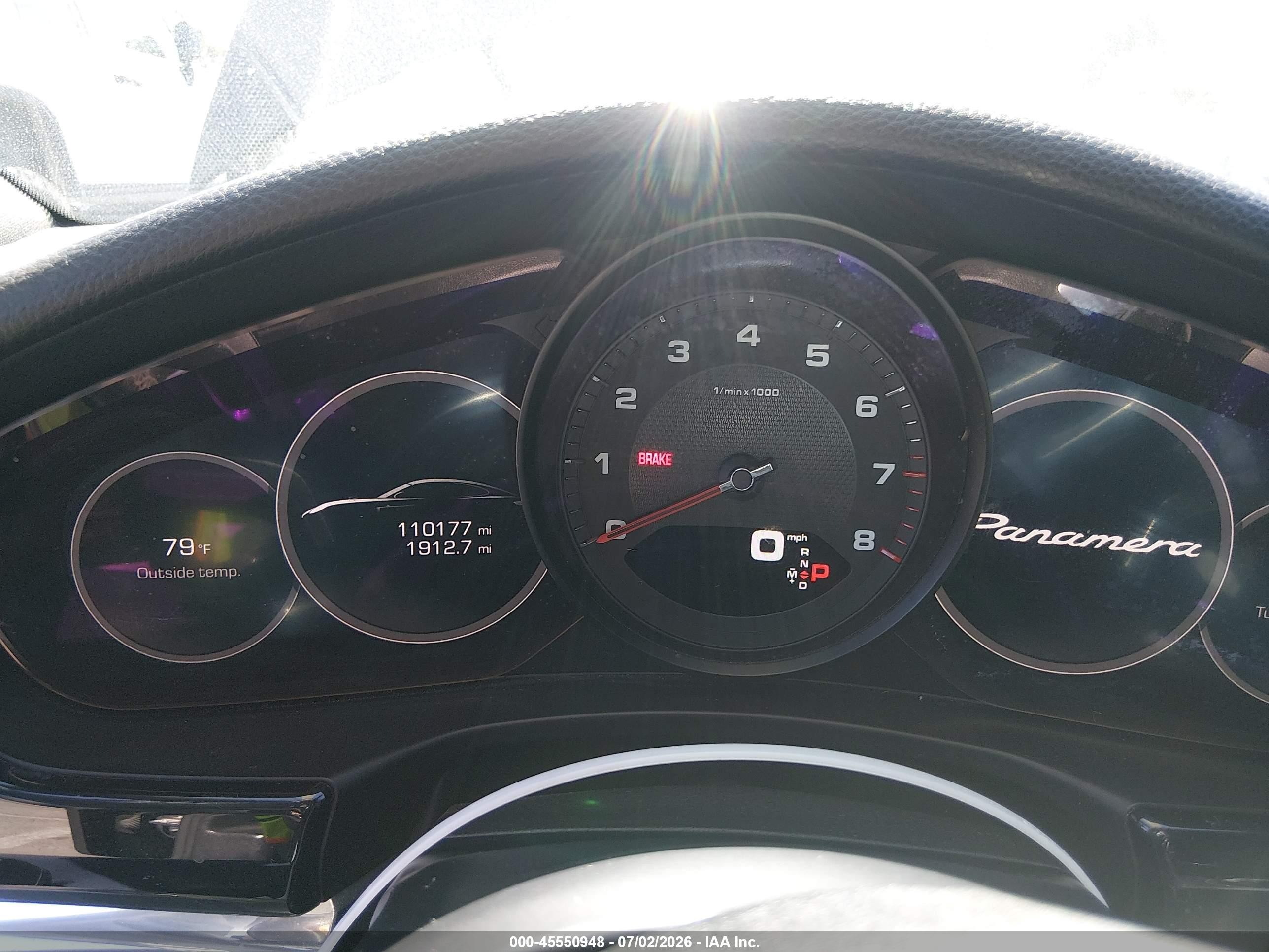2018 Porsche Panamera VIN WP0AA2A74JL104032 IAAI salvage auction — Normal Wear, Clear (Nevada), sold $12,800 on 2026-07-09 (photo 7)