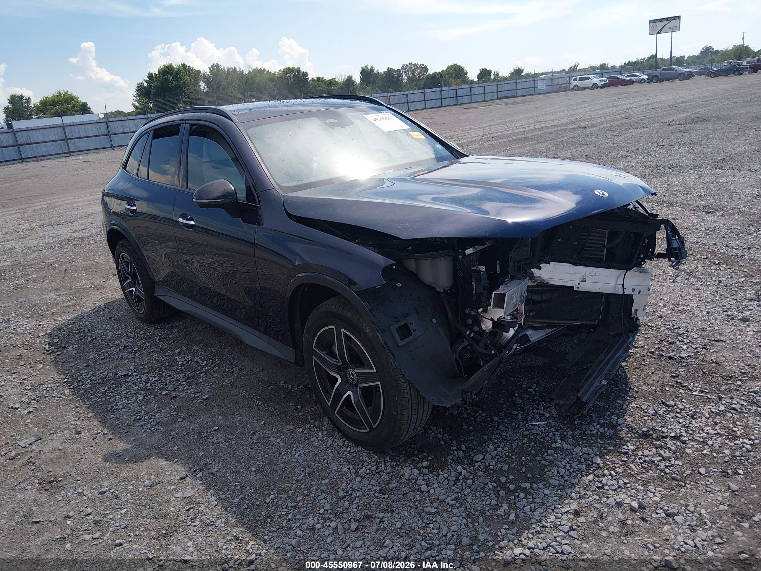 2023 Mercedes-Benz GLC-Class VIN W1NKM4HB5PU024591 — IAAI salvage auction photo