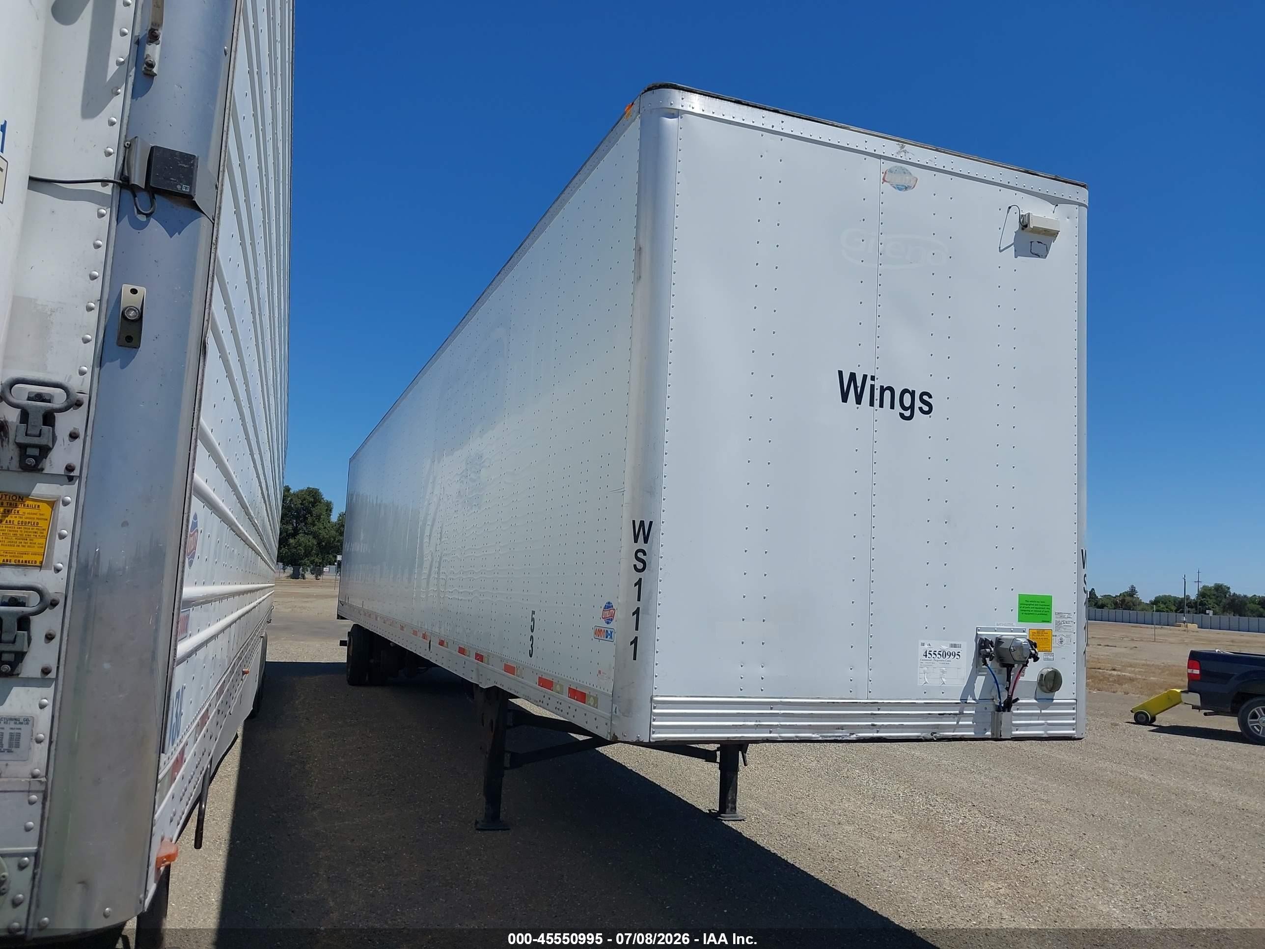 2008 Utility Trailer Mfg Unknown VIN 1UYVS25358P479423 IAAI salvage auction — Rear End, Non-Repairable (California), sold $3,275 on 2026-10-14 (photo 1)