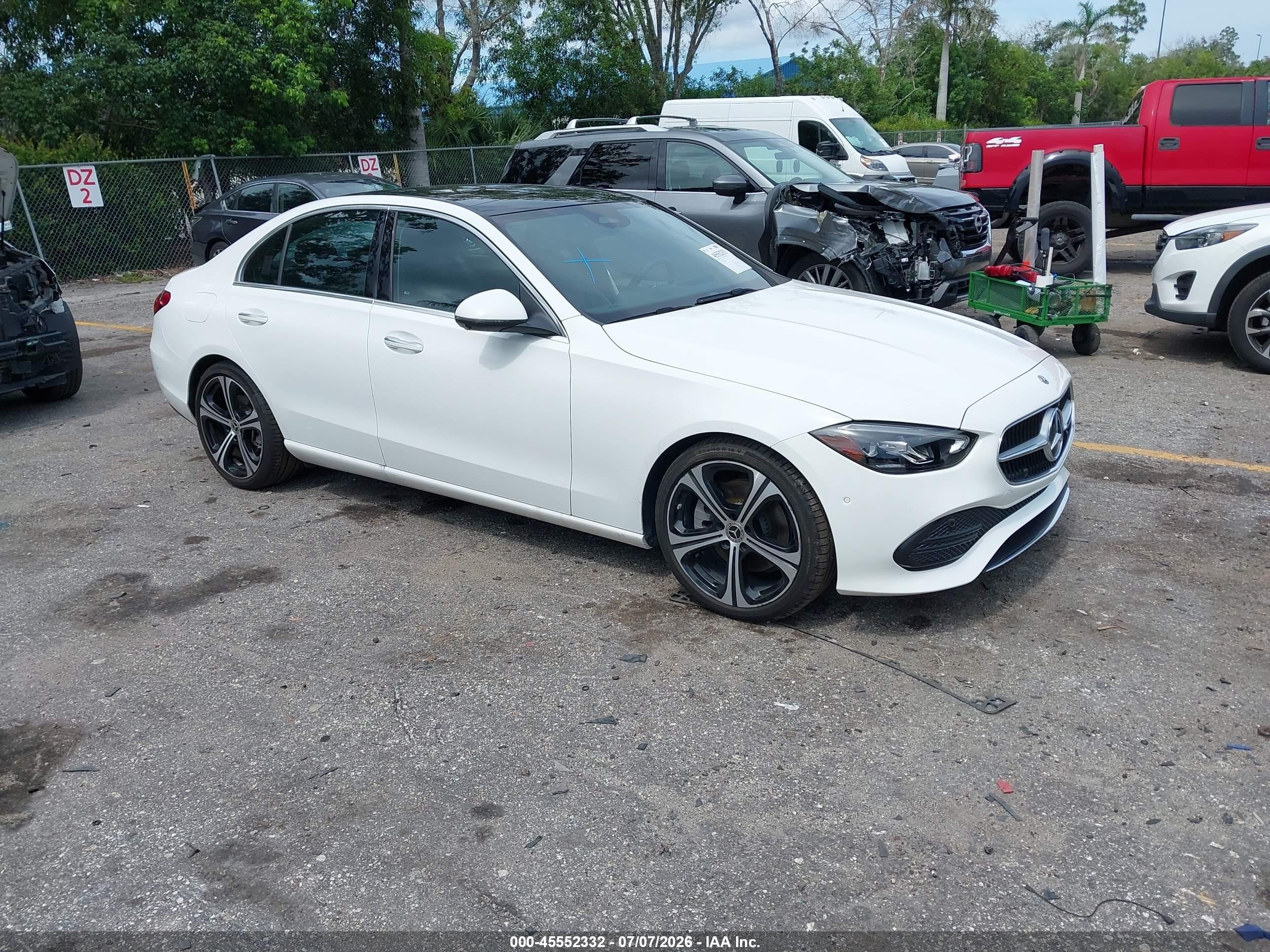 2023 Mercedes-Benz C-Class VIN W1KAF4GB4PR136466 — IAAI salvage auction photo