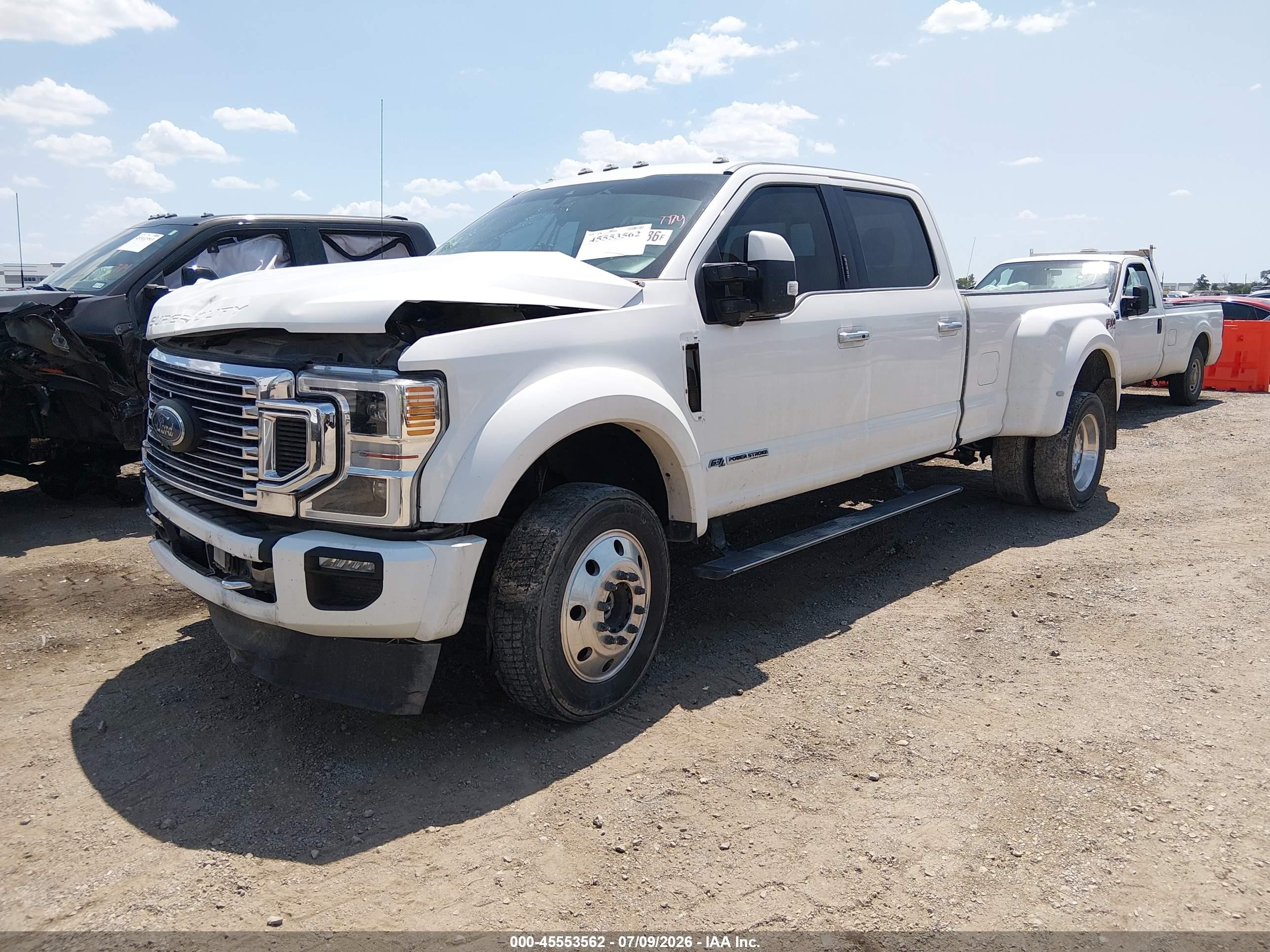 2020 Ford F450 VIN 1FT8W4DT3LEC39210 IAAI salvage auction — Front End, Salvage (Texas), sold $12,700 on 2026-08-25 (photo 2)