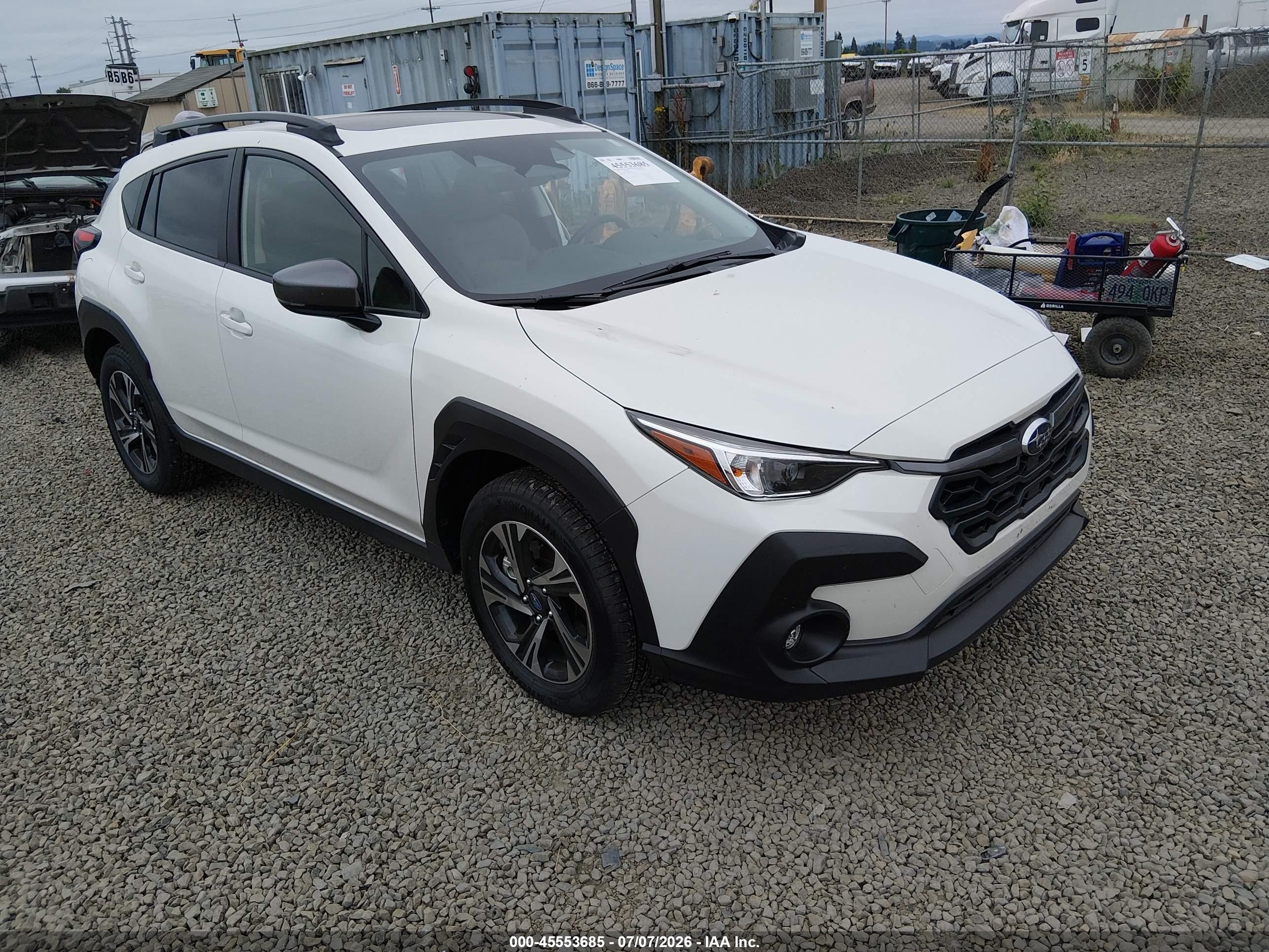 2025 Subaru Crosstrek VIN JF2GUHDC4SH336794 — IAAI salvage auction photo