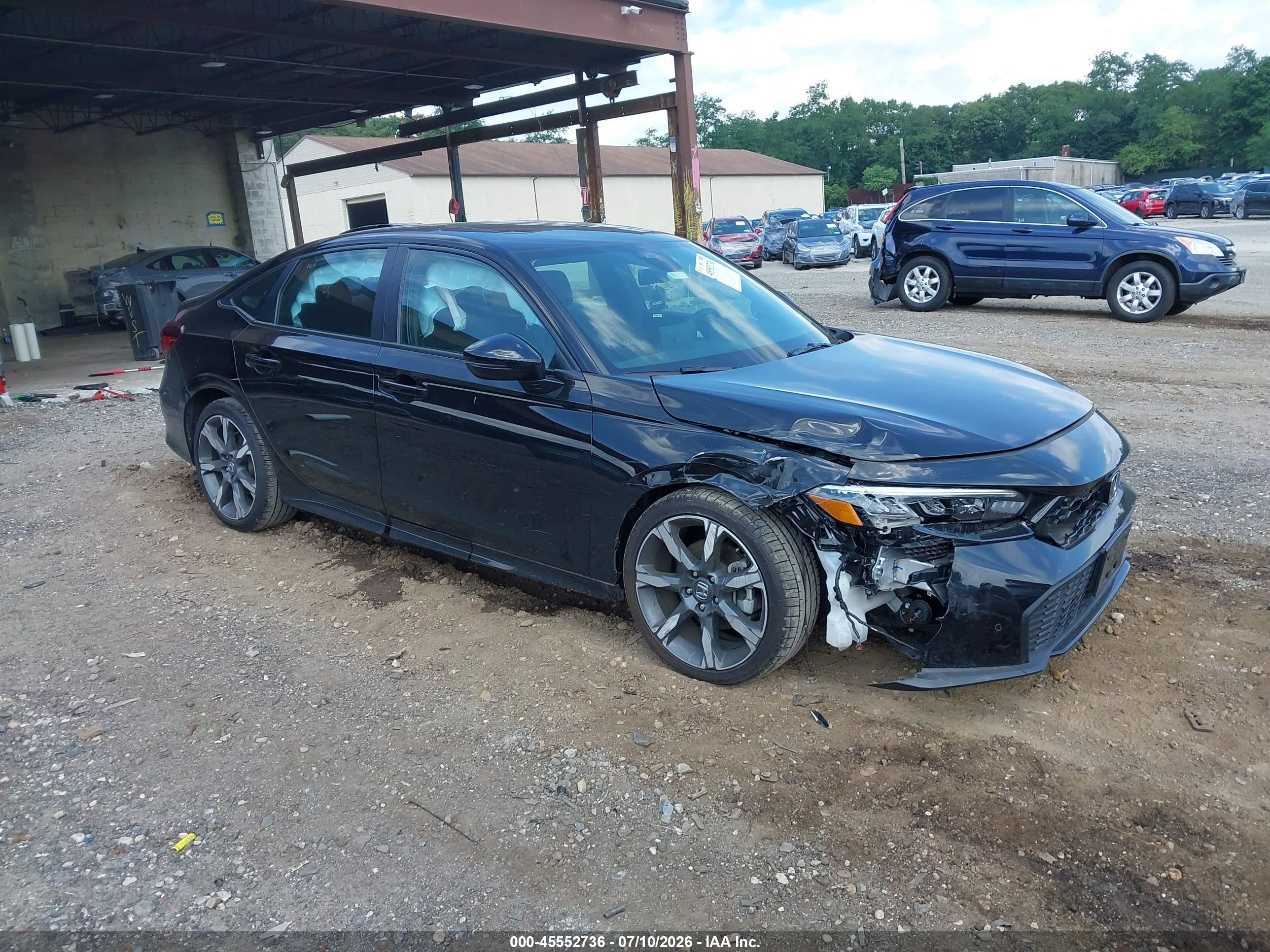 2025 Honda Civic Hybrid VIN 2HGFE4F84SH315979 — IAAI salvage auction photo
