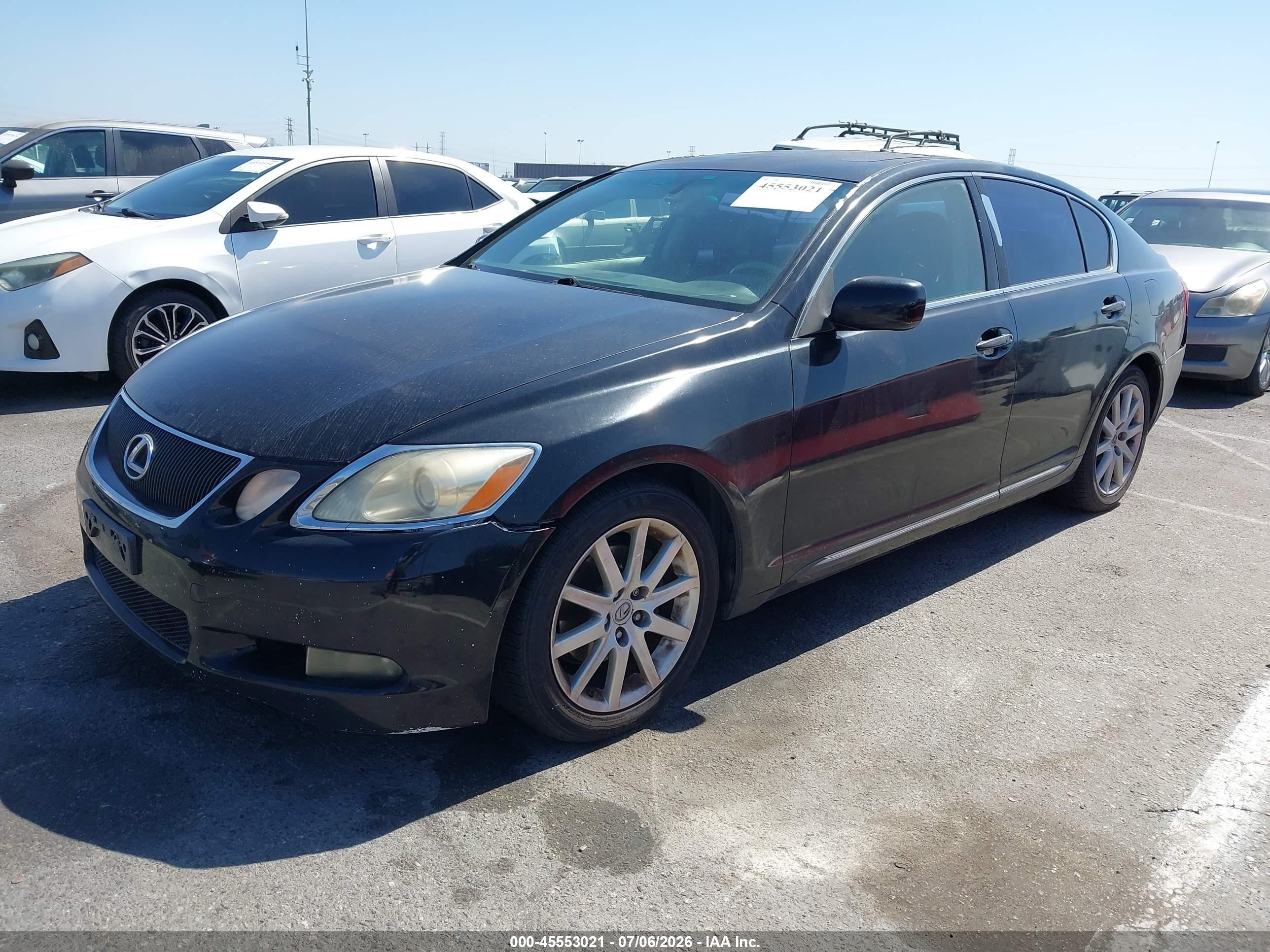 2006 Lexus GS 300 VIN JTHBH96S165027930 IAAI salvage auction — Normal Wear, Clear - Dealer Only (California), sold $1,250 on 2026-07-09 (photo 2)