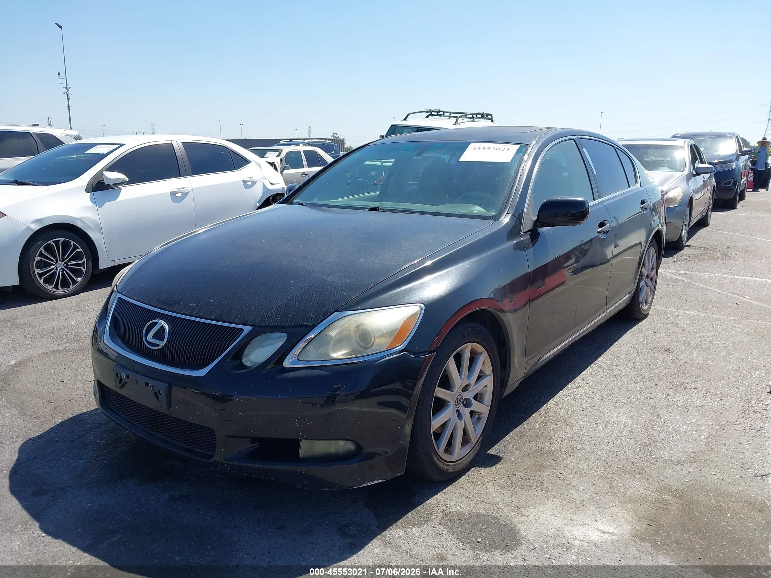 2006 Lexus GS 300 VIN JTHBH96S165027930 IAAI salvage auction — Normal Wear, Clear - Dealer Only (California), sold $1,250 on 2026-07-09 (photo 6)