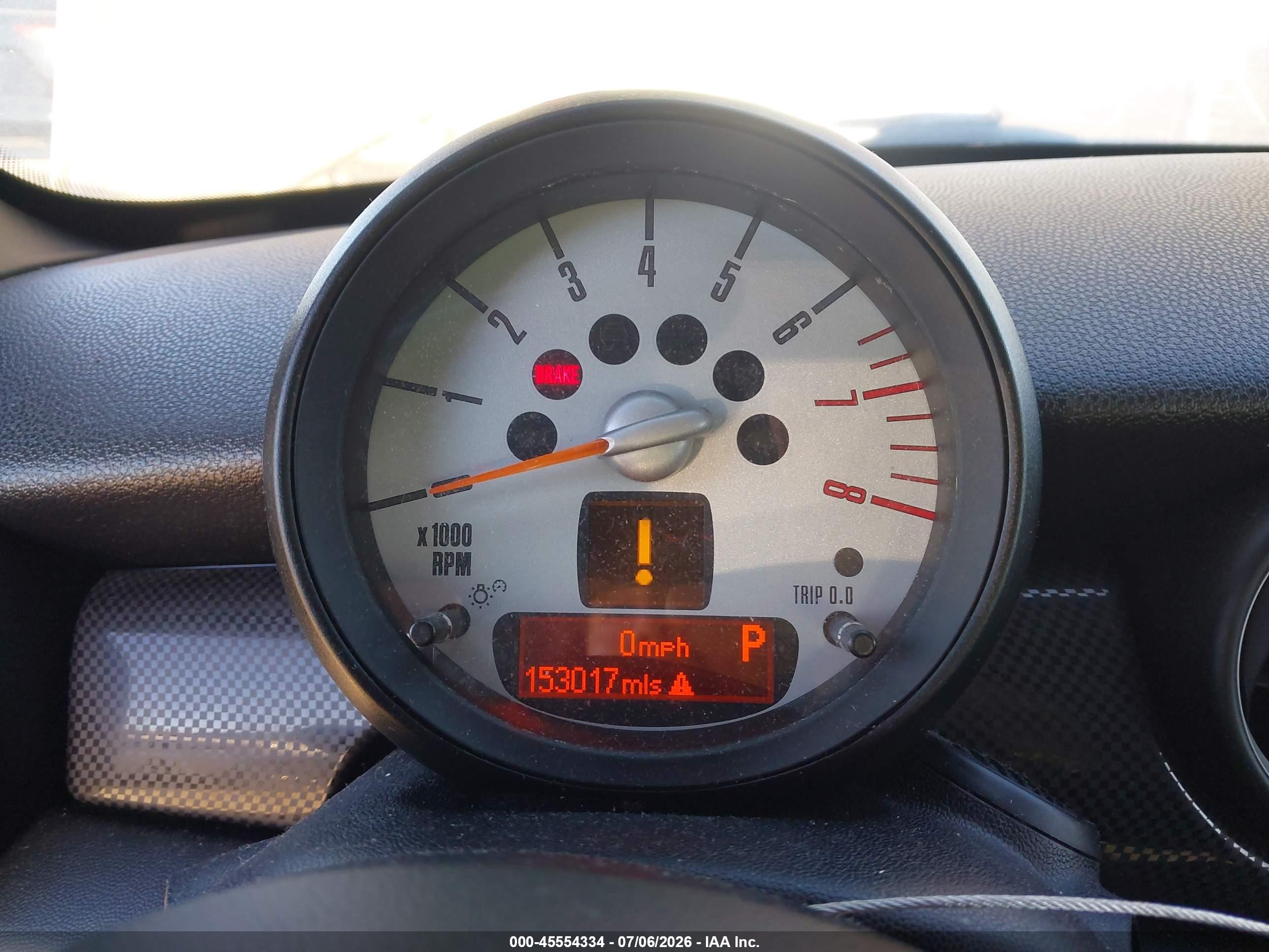 2013 Mini Coupe VIN WMWSX3C55DT466814 IAAI salvage auction — Normal Wear, App For Dup Clear (California), sold $425 on 2026-07-09 (photo 7)