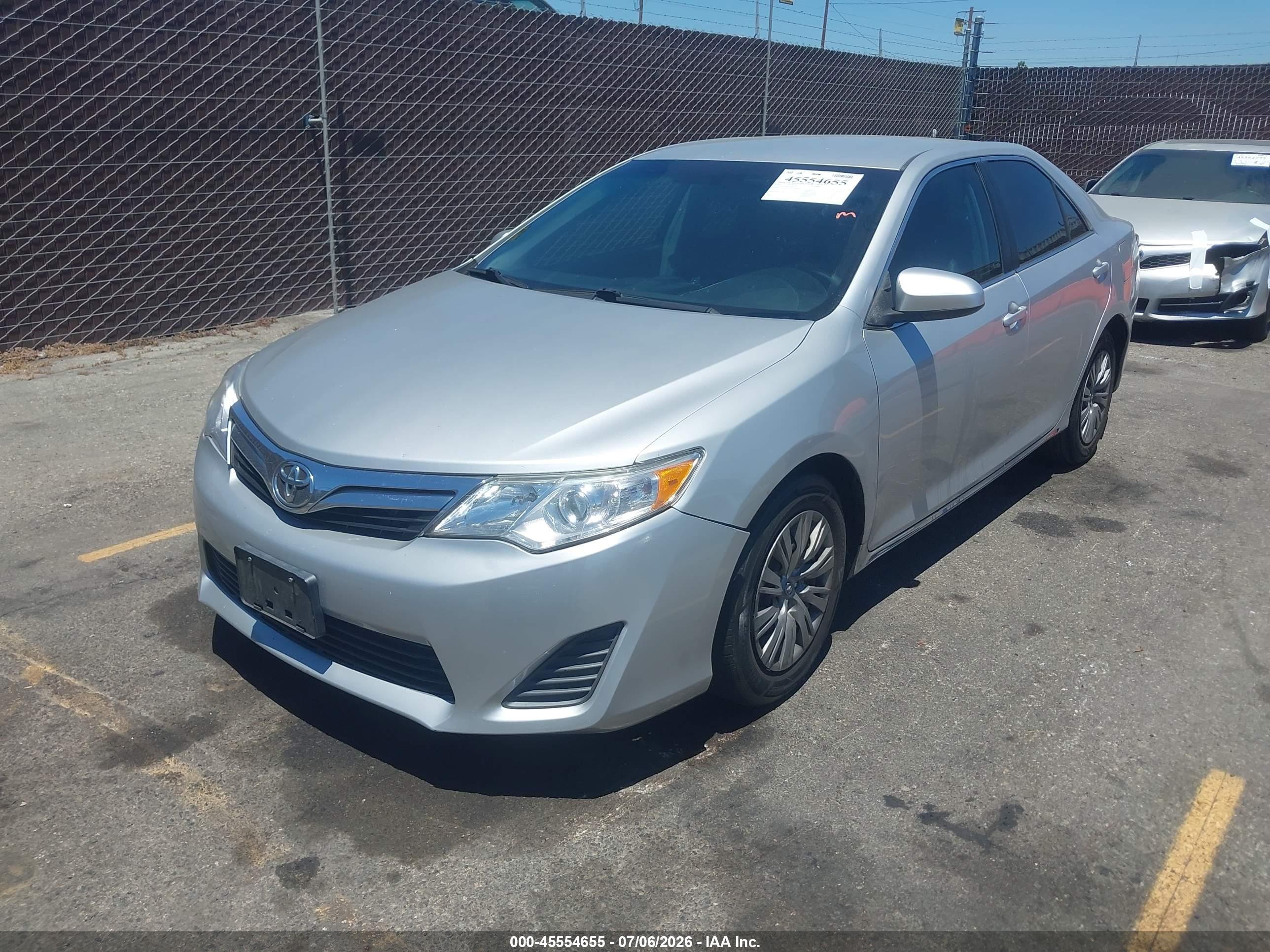 2012 Toyota Camry VIN 4T1BF1FK2CU081162 IAAI salvage auction — Unknown, Salvage (California), sold $1,500 on 2026-09-13 (photo 2)