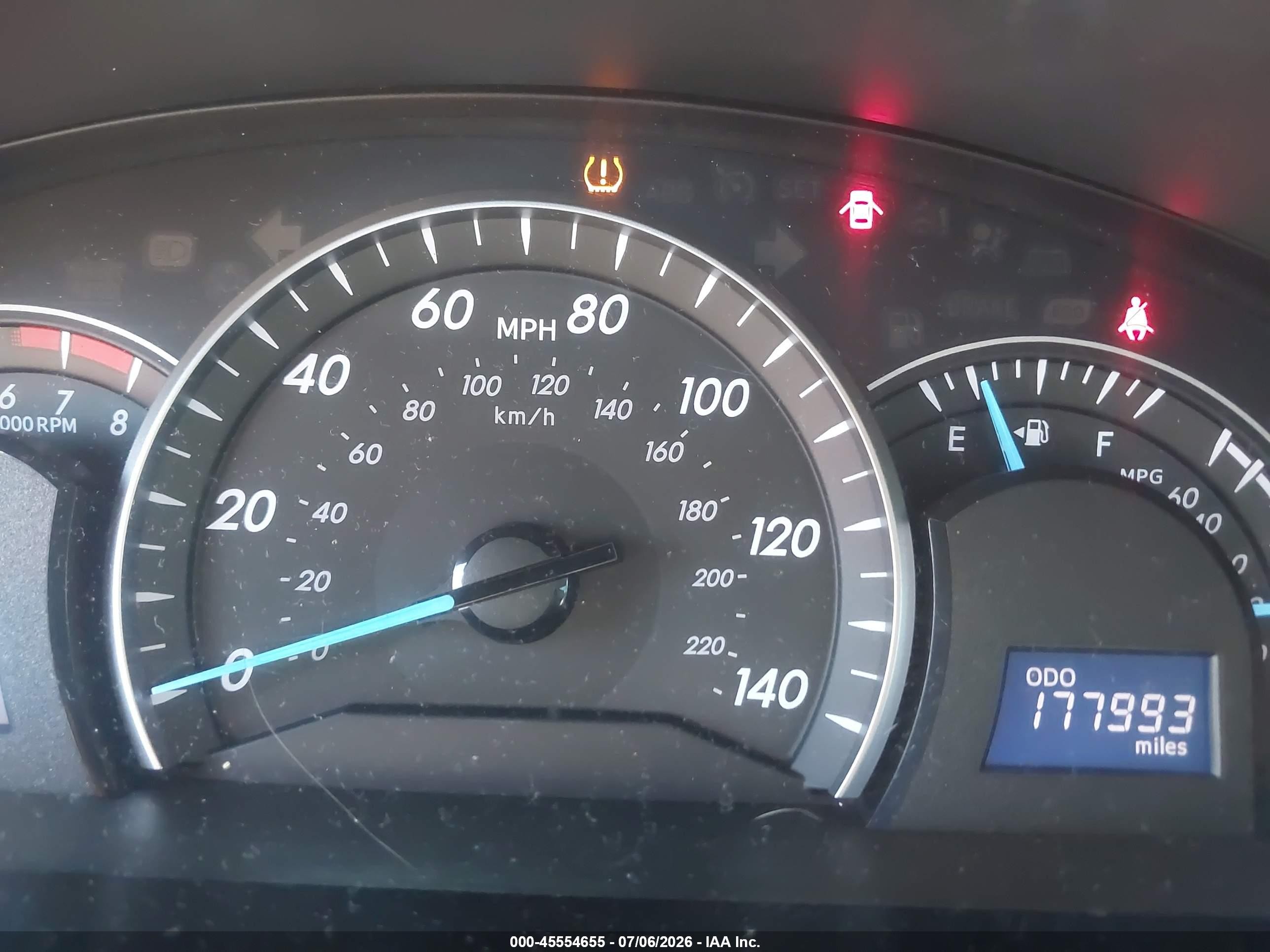 2012 Toyota Camry VIN 4T1BF1FK2CU081162 IAAI salvage auction — Unknown, Salvage (California), sold $1,500 on 2026-09-13 (photo 7)