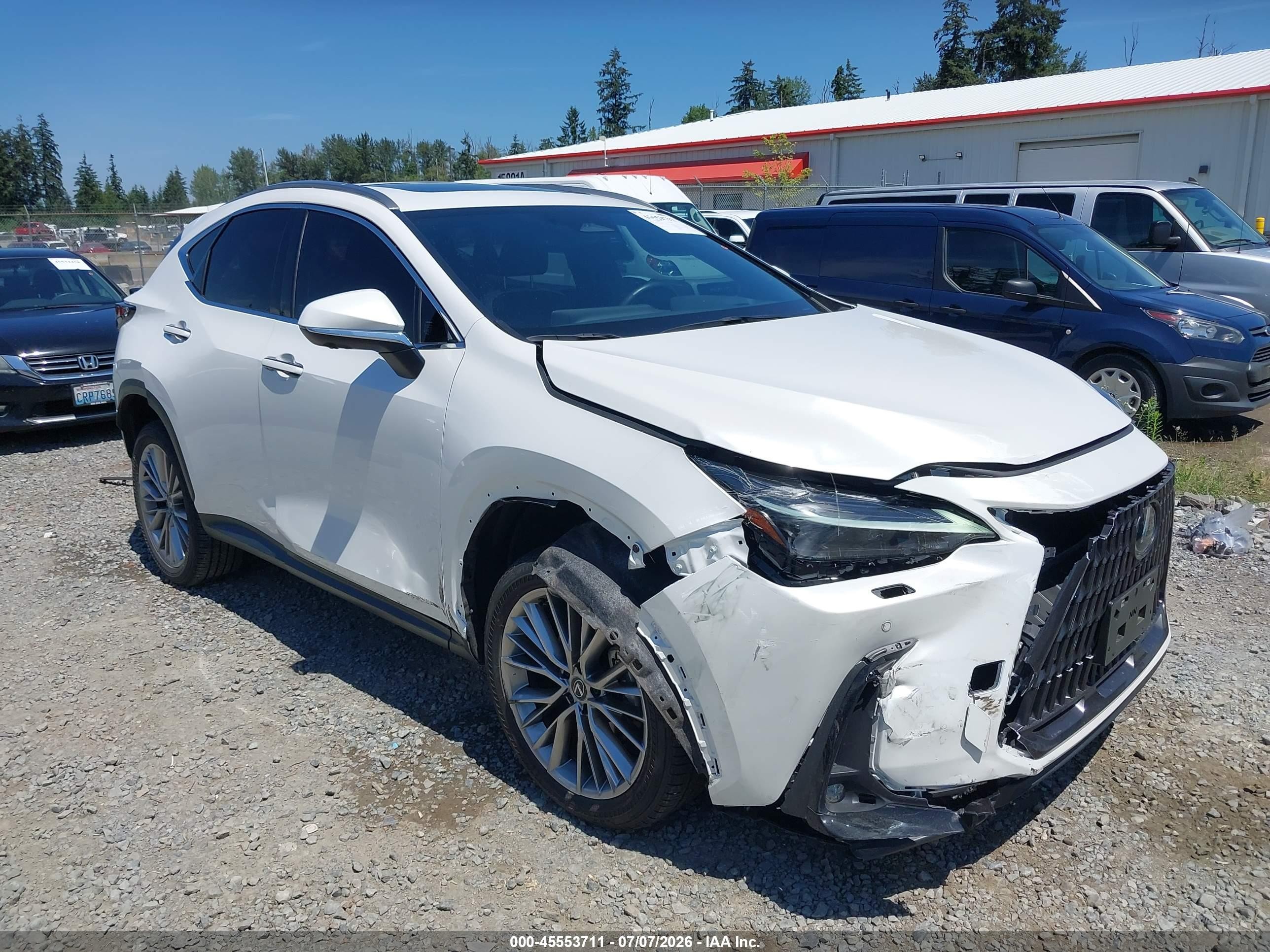 2024 Lexus NX 350h VIN JTJHKCEZ7R5012066 — IAAI salvage auction photo