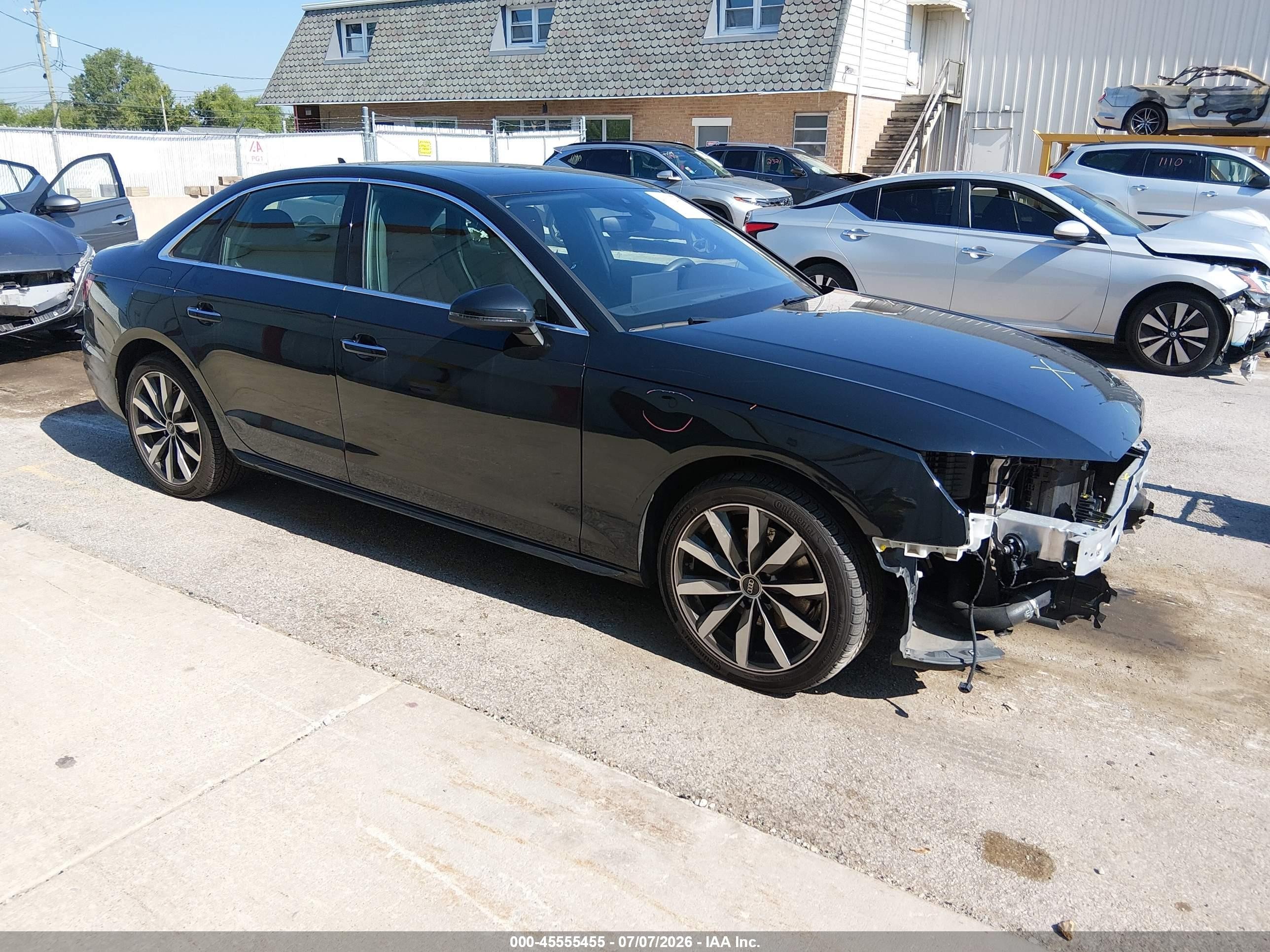 2023 Audi A4 VIN WAUABAF44PN020244 — IAAI salvage auction photo