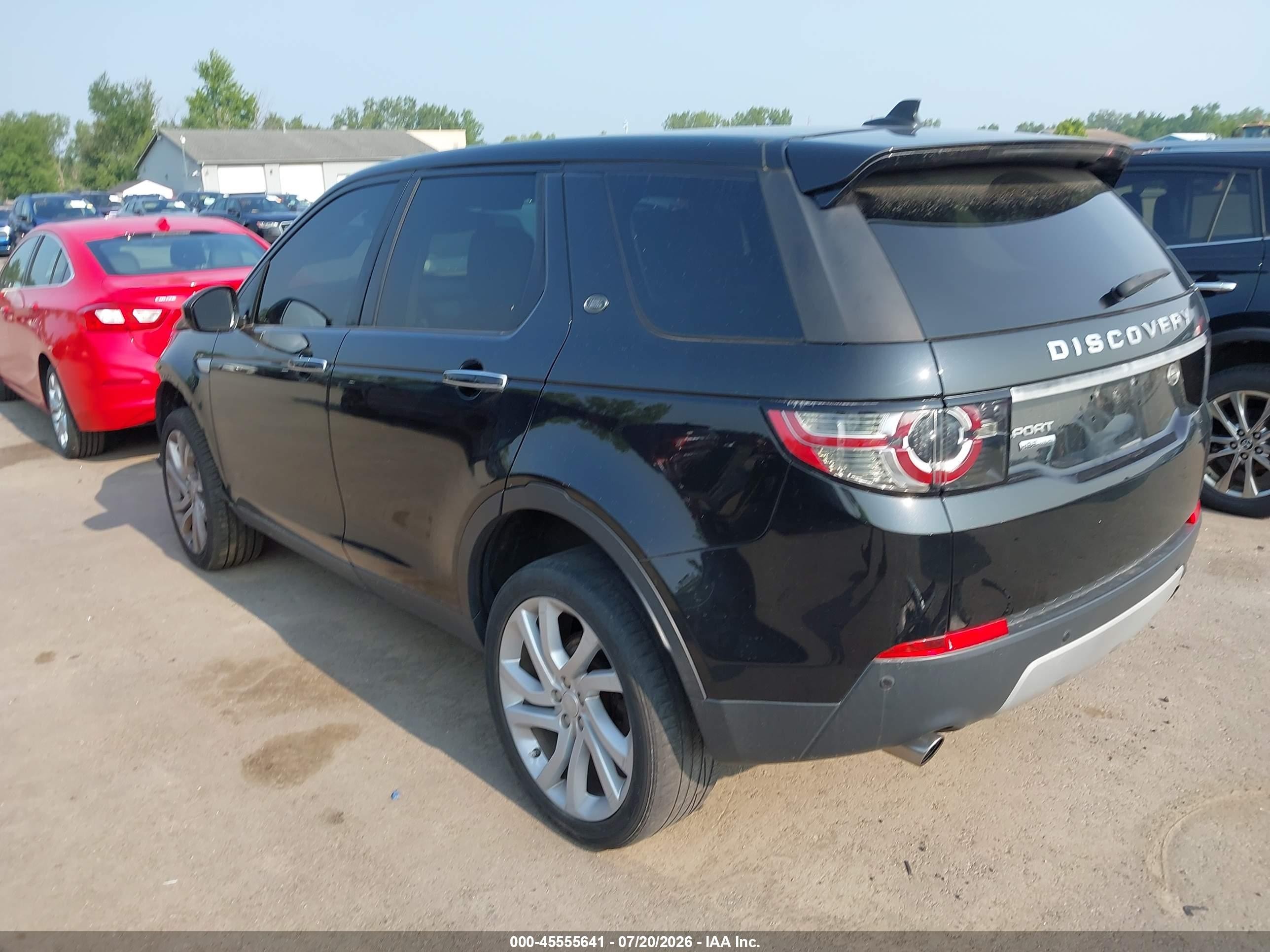 2016 Land Rover Discovery Sport VIN SALCT2BG0GH617588 IAAI salvage auction — Front End, Salvage (Ohio), sold $2,925 on 2026-09-27 (photo 3)