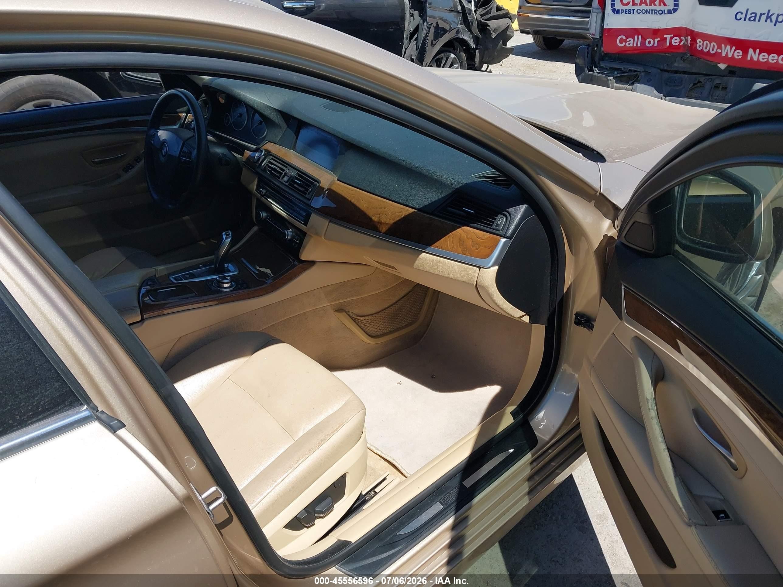 2013 BMW 5 Series VIN WBAXG5C5XDDY34528 IAAI salvage auction — Normal Wear, Clear - Dealer Only (California), sold $475 on 2026-07-09 (photo 5)