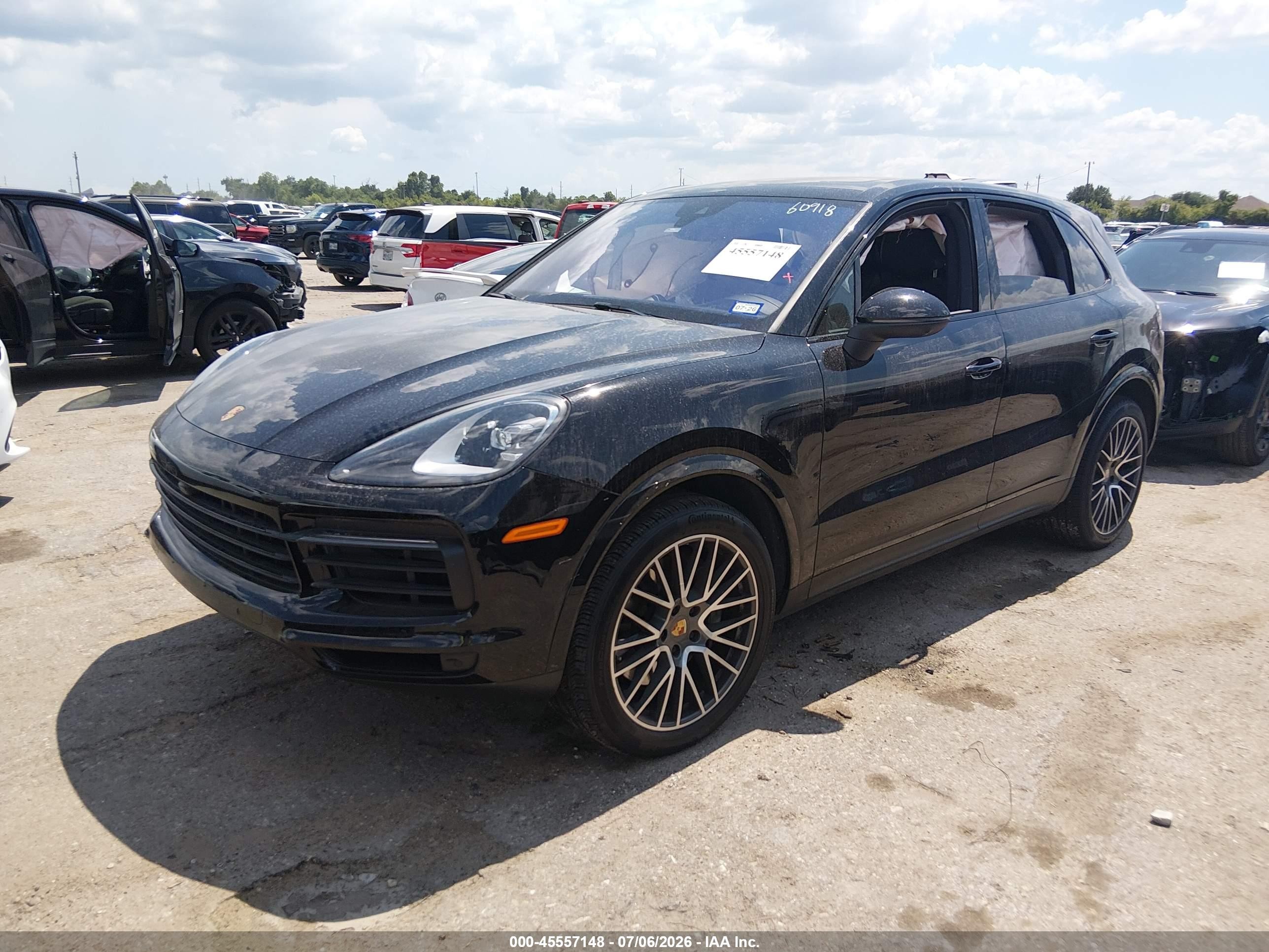 2019 Porsche Cayenne VIN WP1AB2AY1KDA65268 IAAI salvage auction — Side, Original (Texas), sold $17,200 on 2026-09-13 (photo 2)